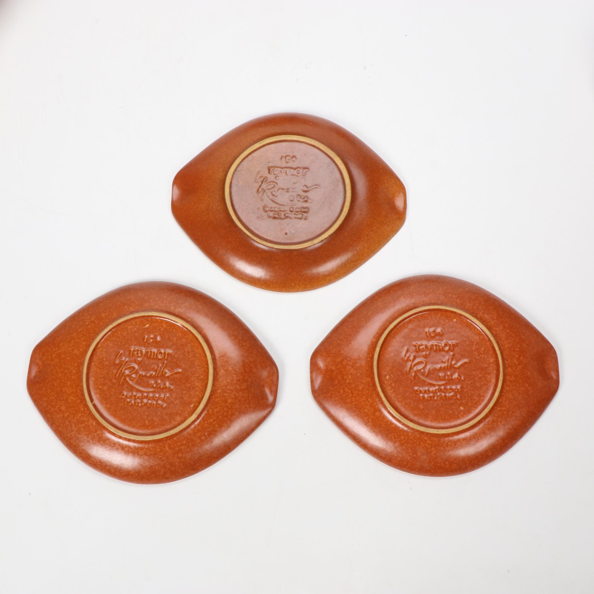 Roseville Pottery "Raymor Terra Cotta" Dinnerware, Mid-20th Century