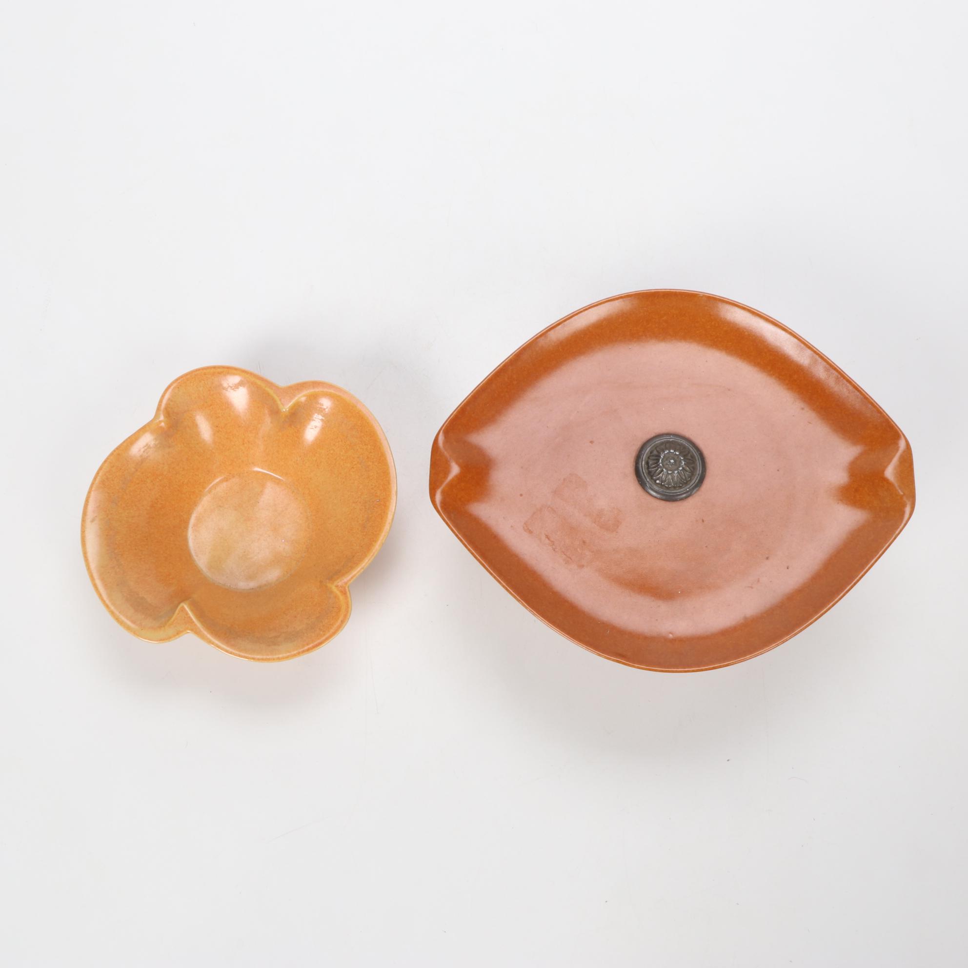 Roseville Pottery "Raymor Terra Cotta" Dinnerware, Mid-20th Century