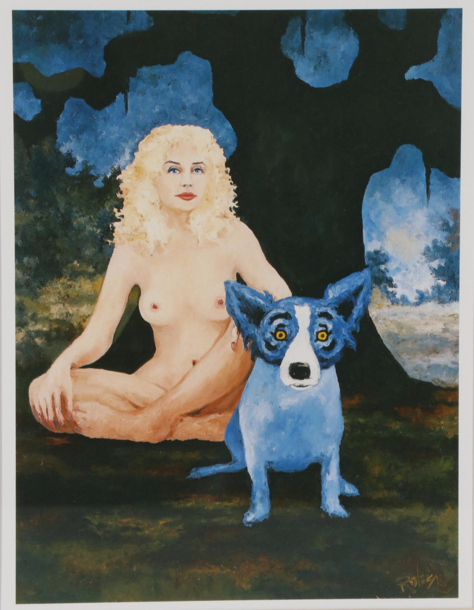 Offset Lithographs after George Rodrigue for "Der Blaue Hund," circa 1992
