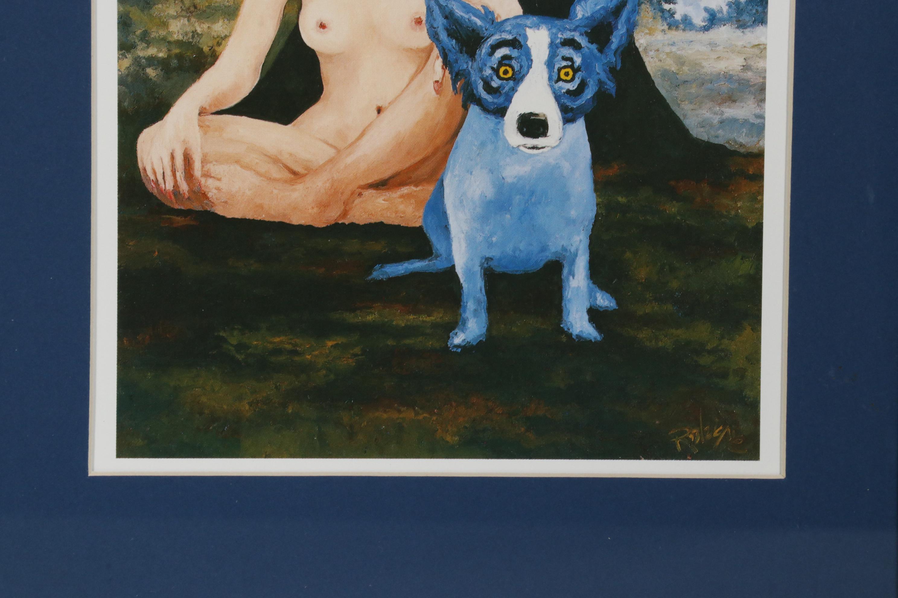Offset Lithographs after George Rodrigue for "Der Blaue Hund," circa 1992
