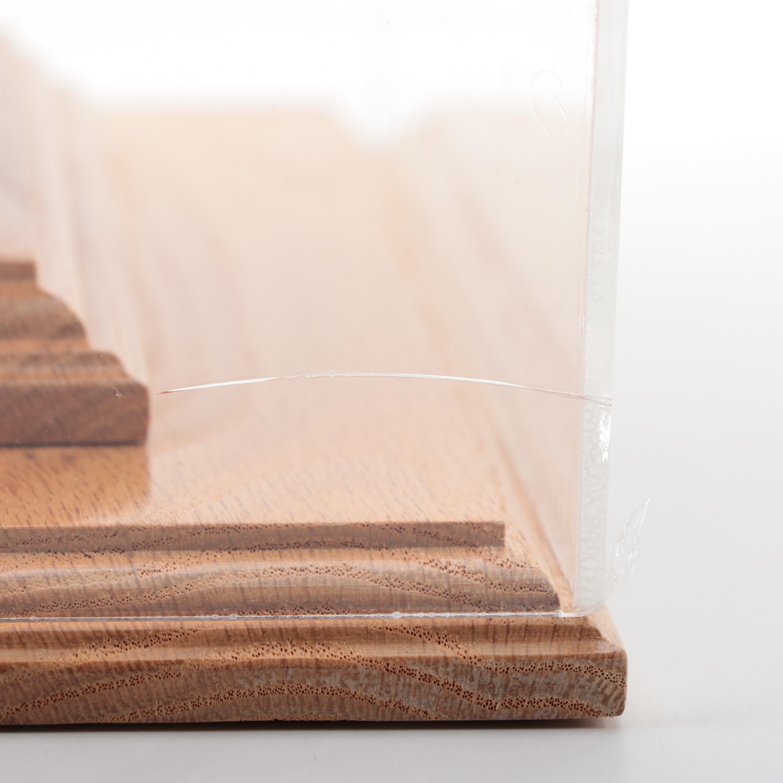 Michael Jordan Signed Spalding NBA Basketball in Presentation Case