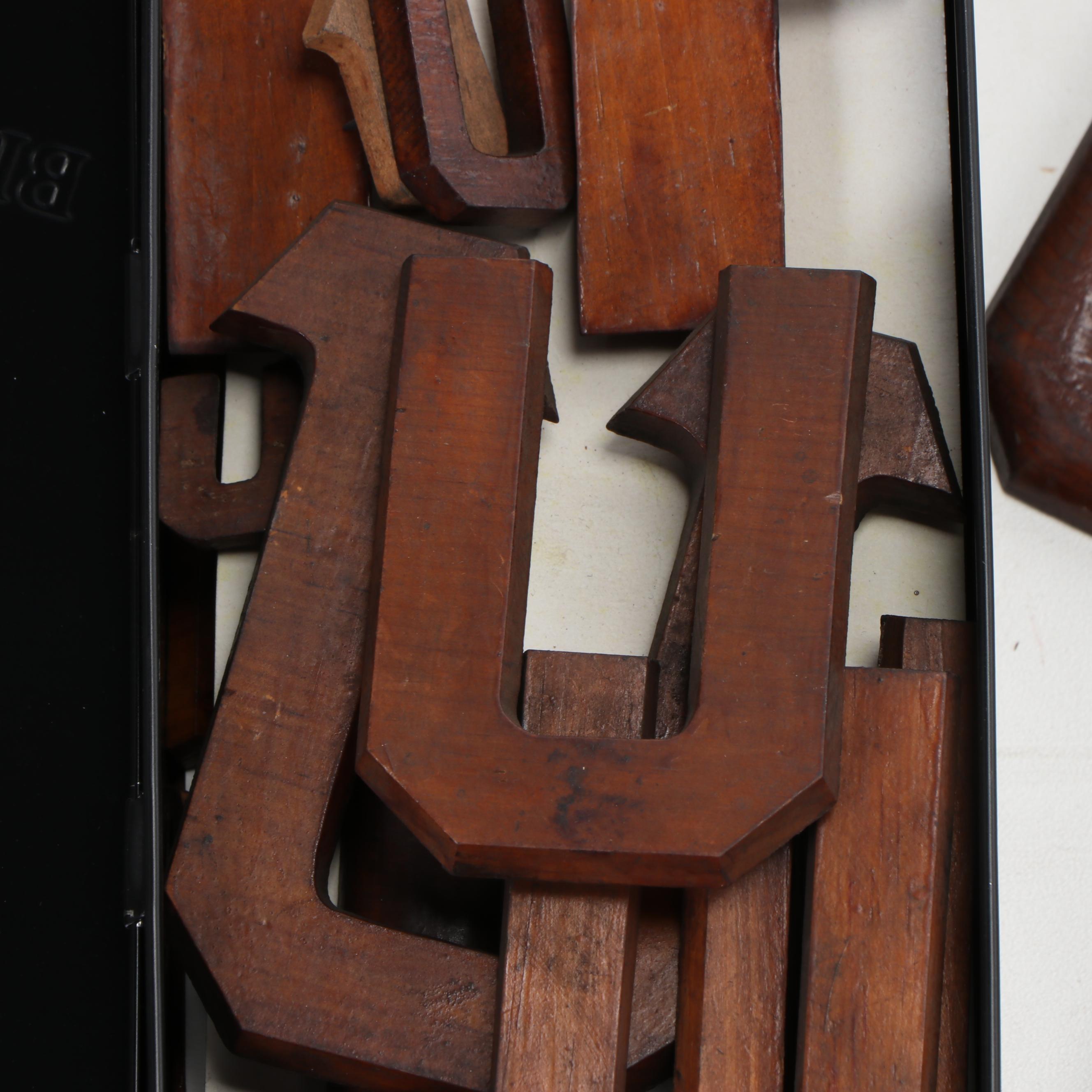 Wooden Signage Letters and Numbers