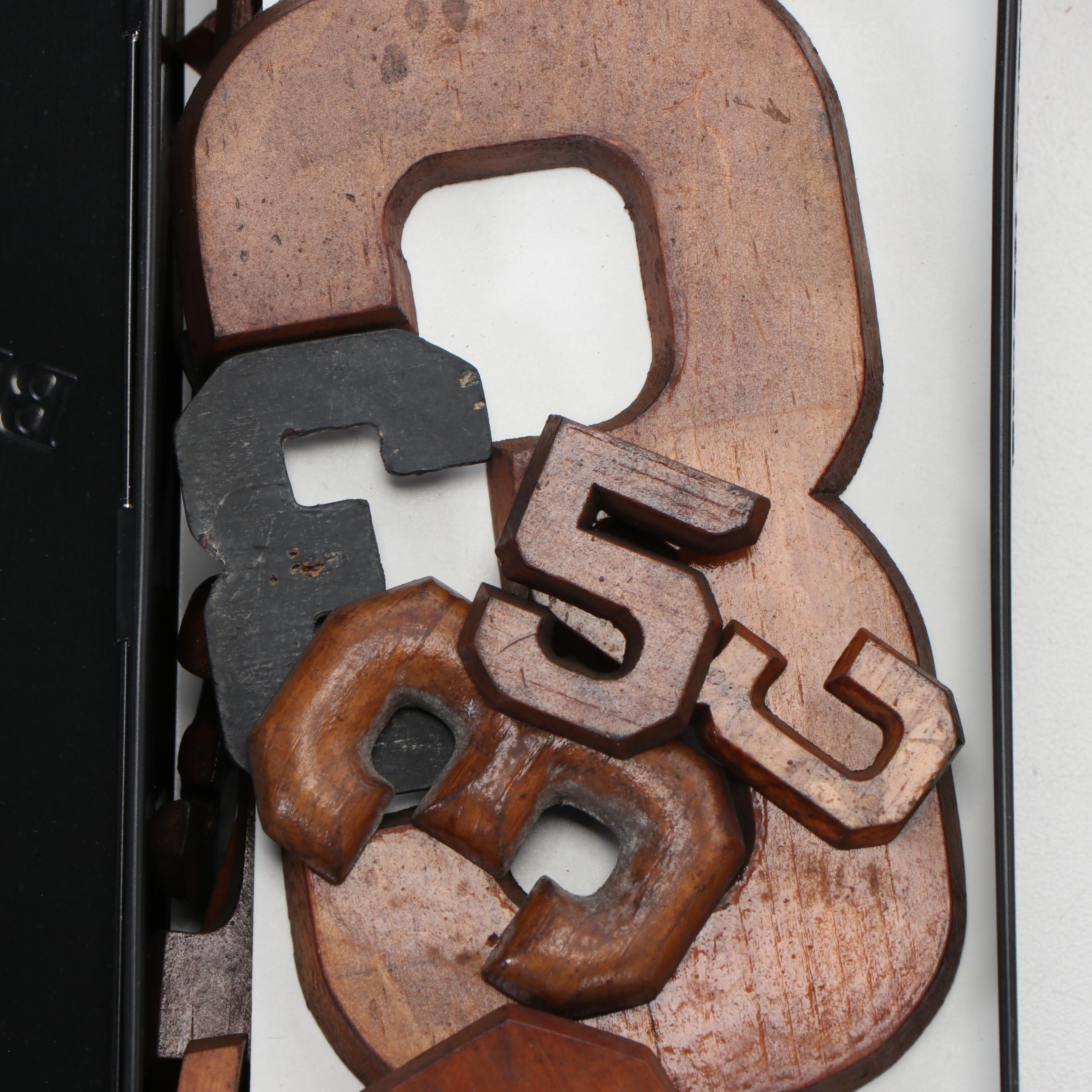 Wooden Signage Letters and Numbers