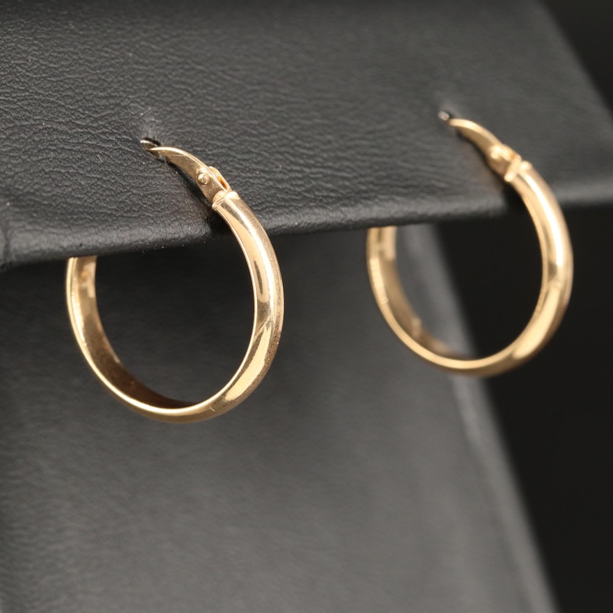 14K Hoop Earrings