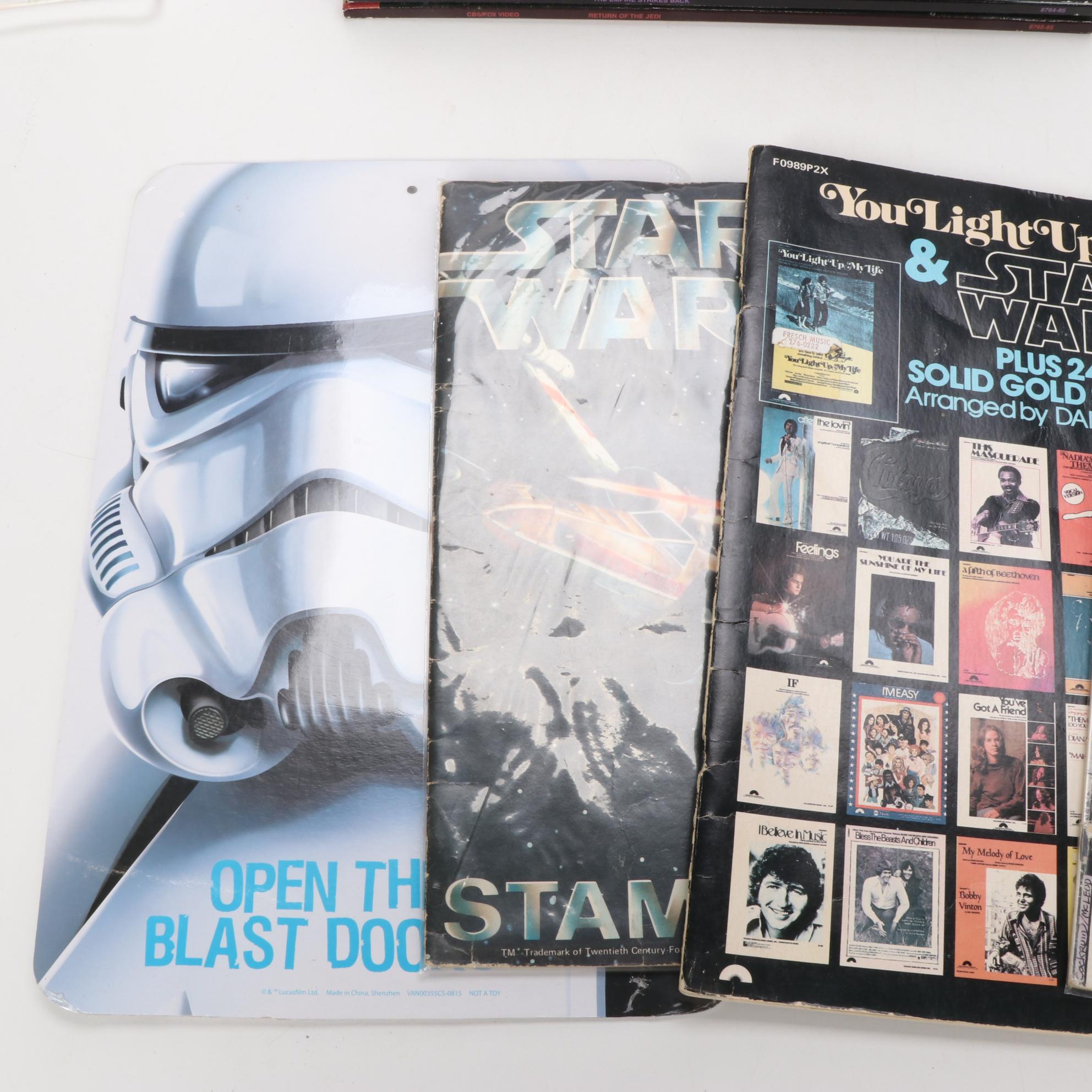 Star Wars Books and Collectibles with "Classic Star Wars" Signed Book
