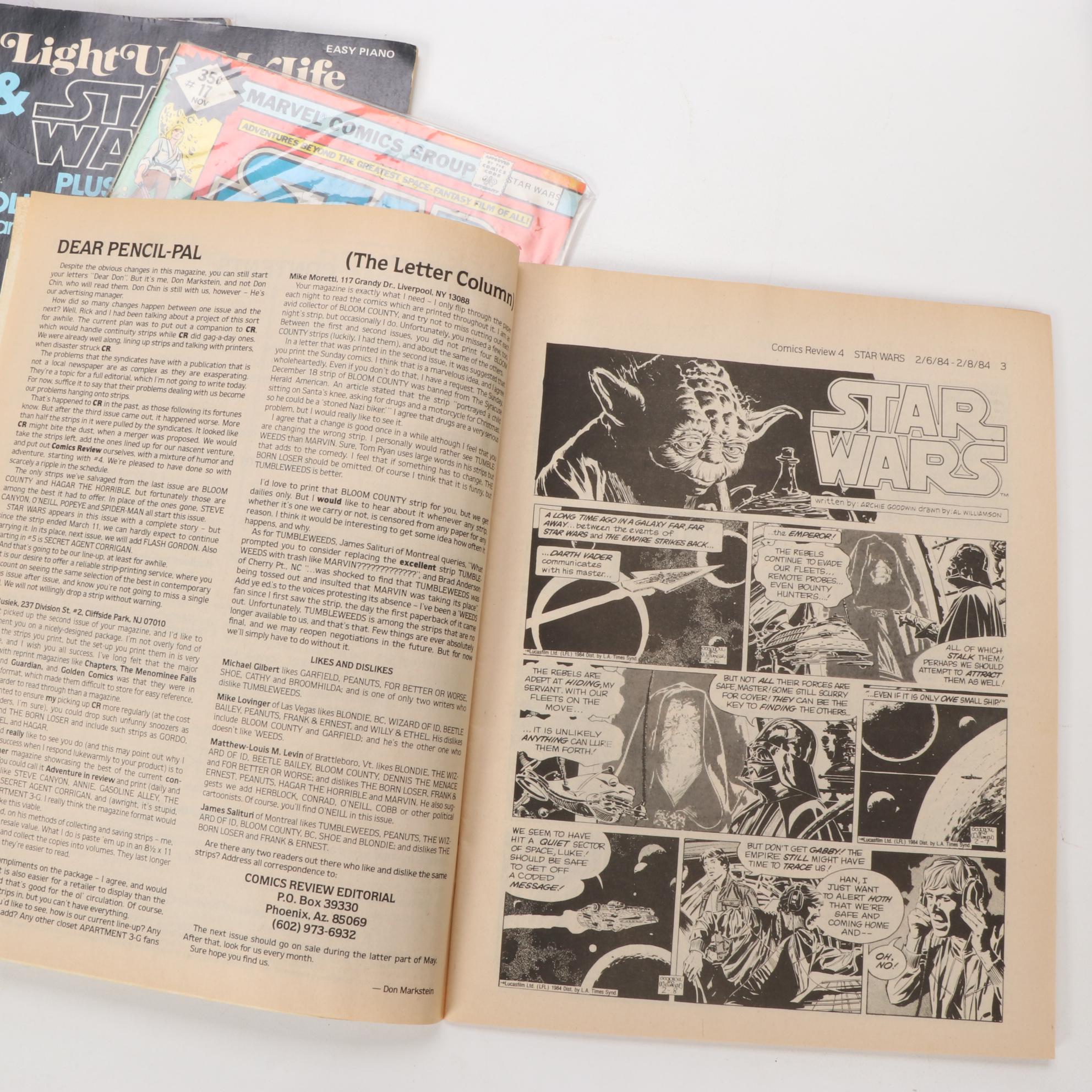 Star Wars Books and Collectibles with "Classic Star Wars" Signed Book