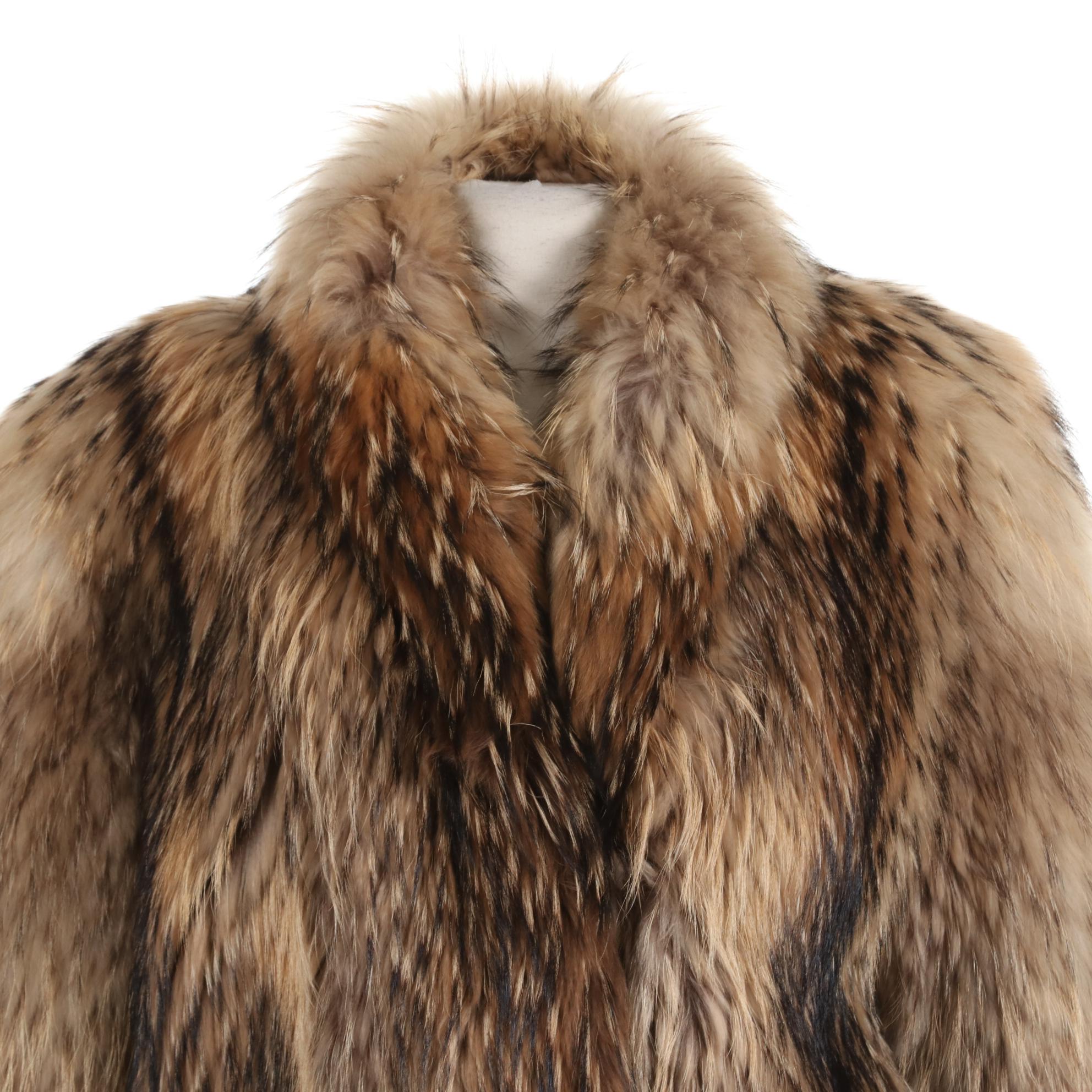 Tanuki Fur Coat from Manor Furs of Chicago