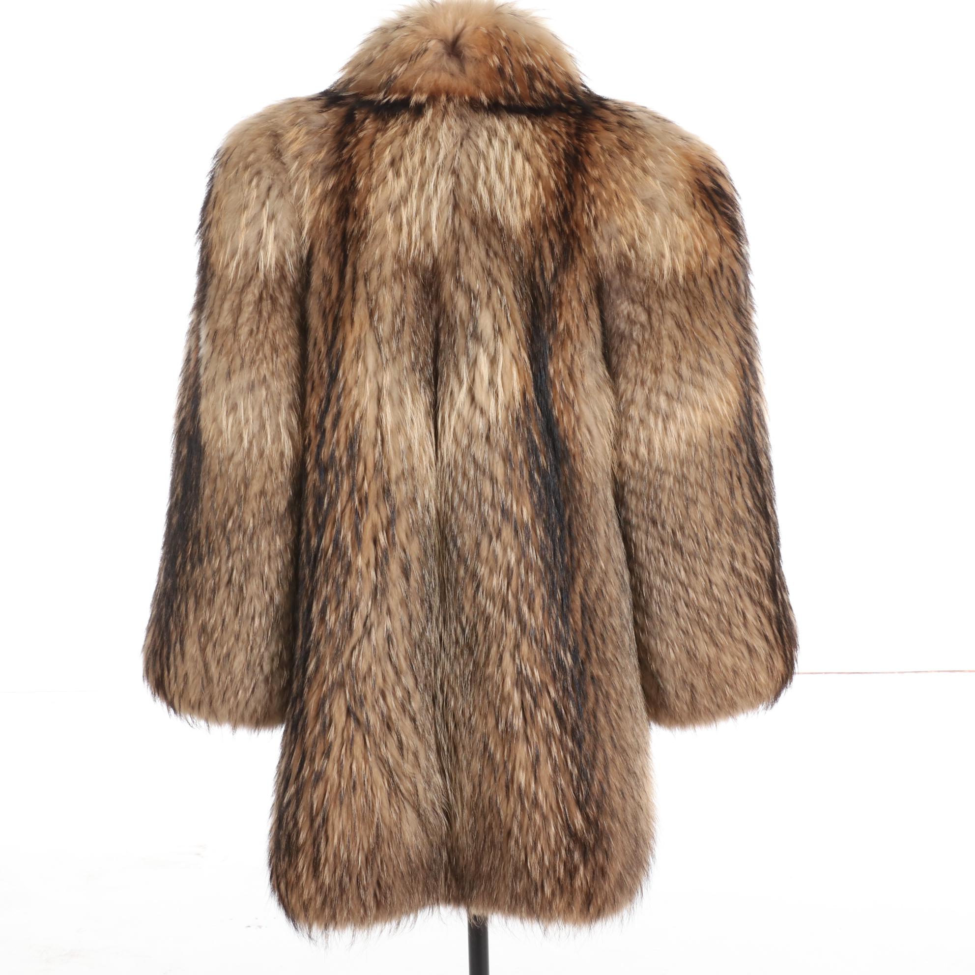 Tanuki Fur Coat from Manor Furs of Chicago