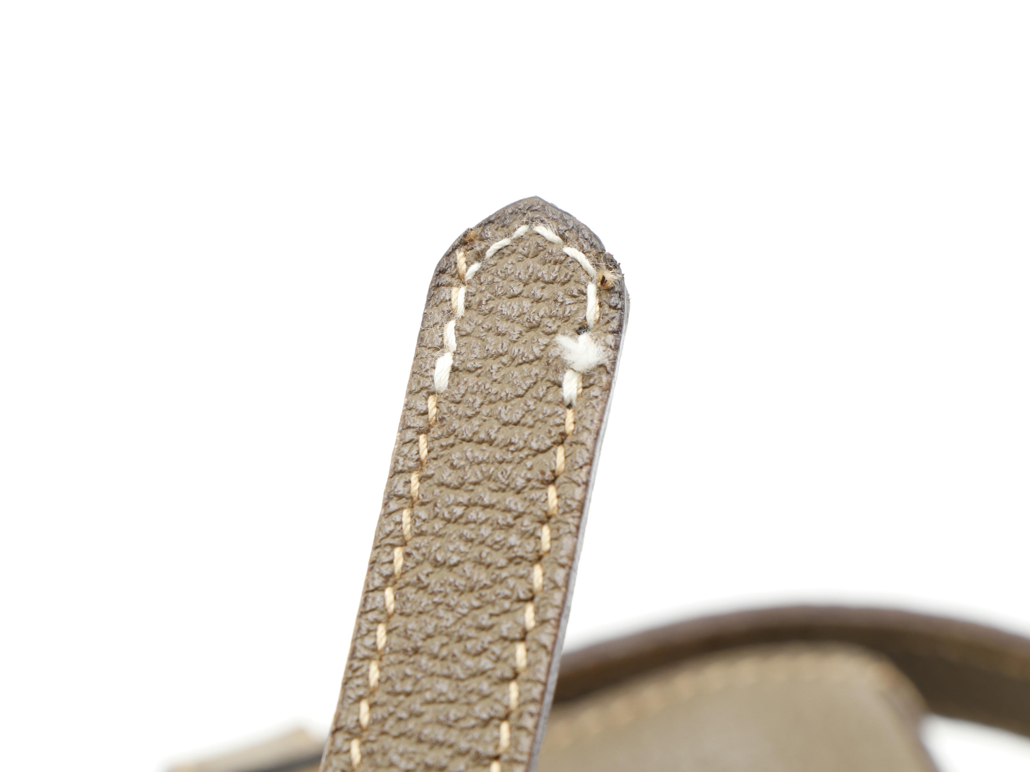 Gucci Two-Way Brown Suede and Leather Kelly Saddle Bag with Contrast Stitching