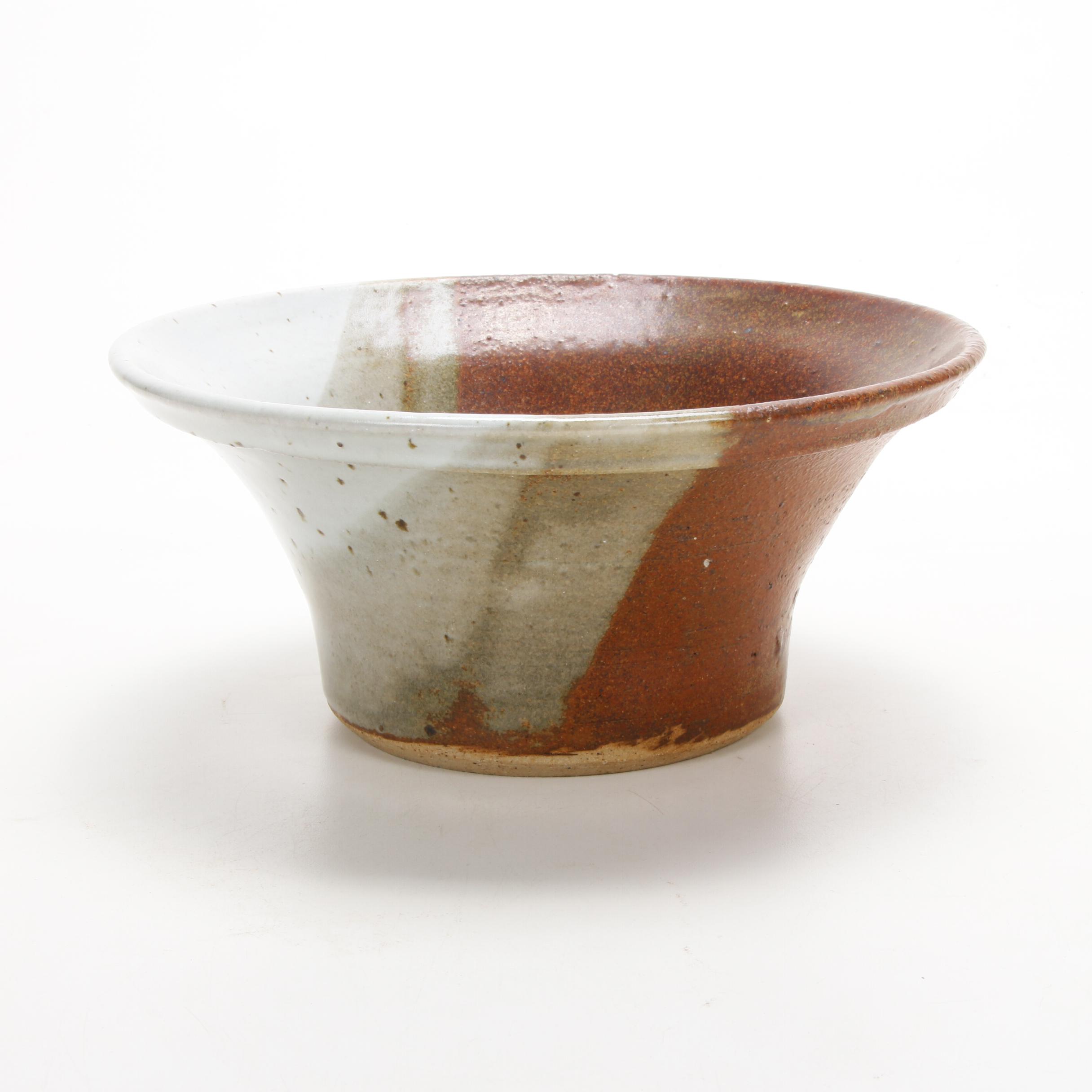 Ocepek Pottery Communion Jug, Glazed Stoneware Bowl and Platter