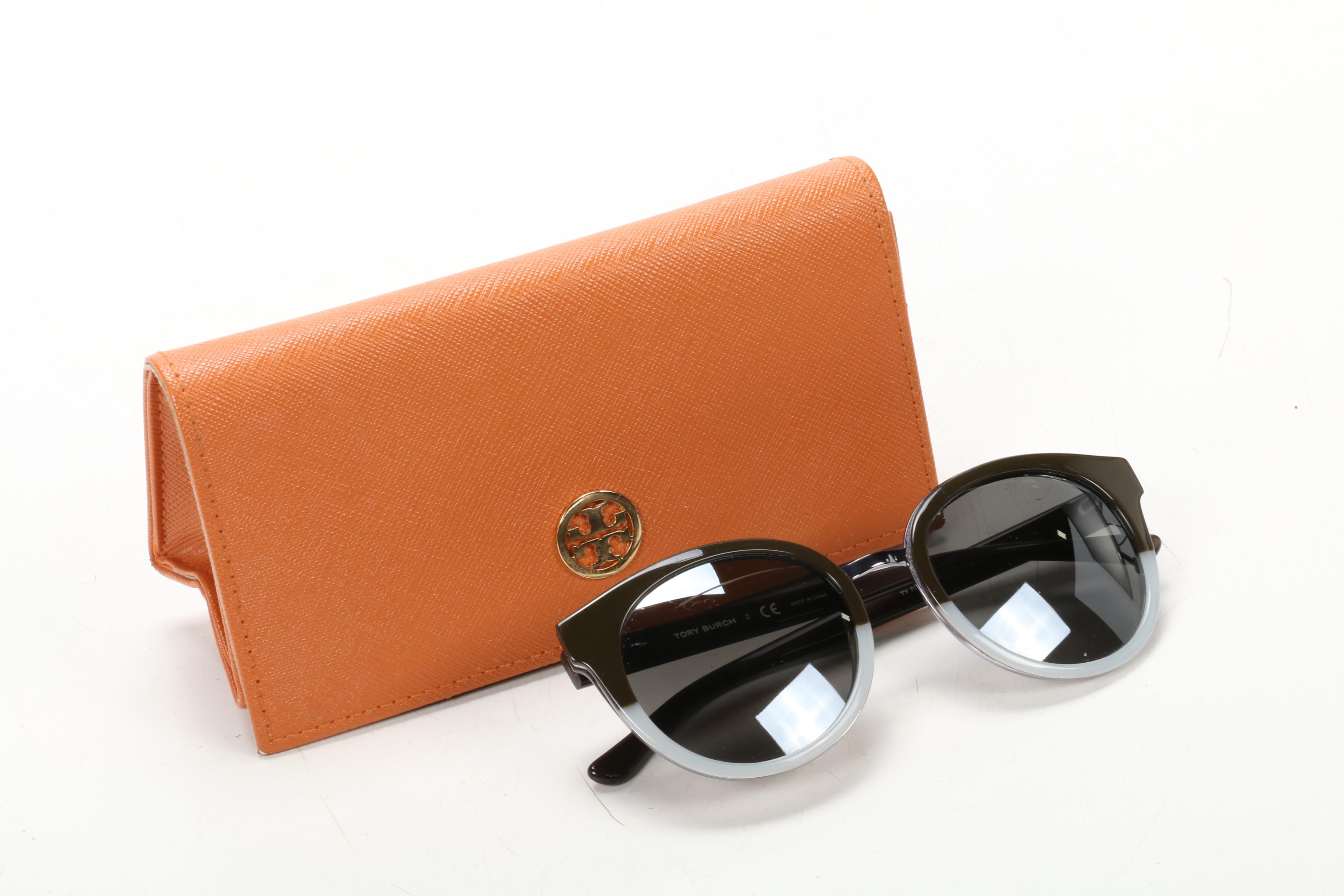 Tory Burch TY 7062 Two-Tone Sunglasses with Case