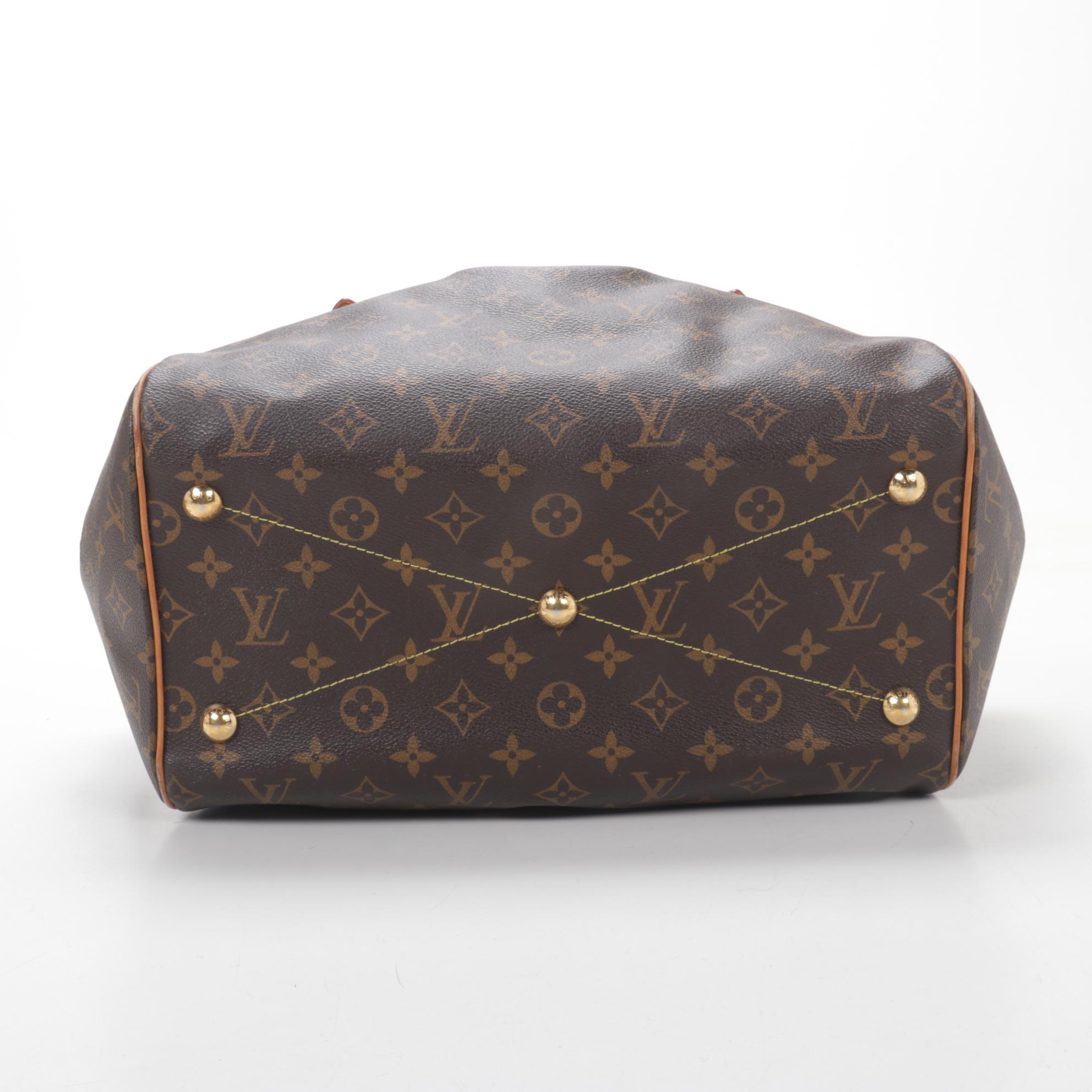 Louis Vuitton Tivoli Satchel in Monogram Canvas and Vachetta Leather
