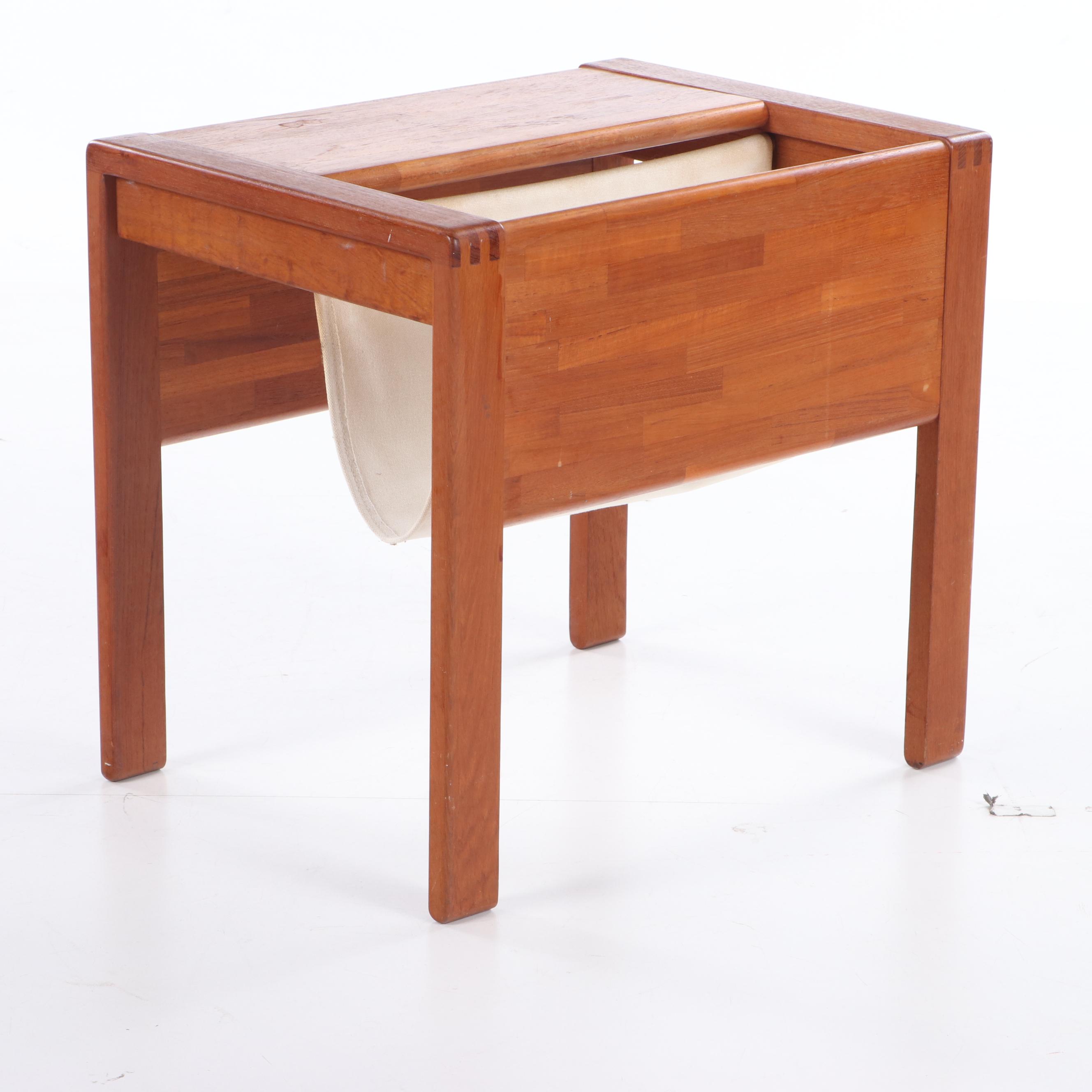 Dixie Furniture Mid Century Modern "Captain Line" Teak Side Tables