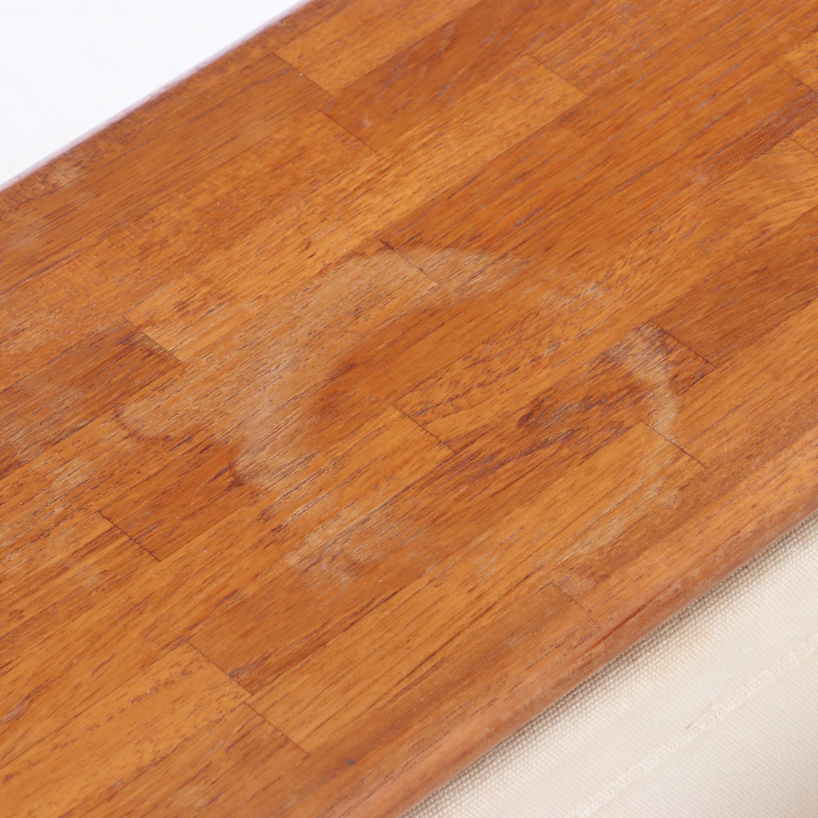 Dixie Furniture Mid Century Modern "Captain Line" Teak Side Tables