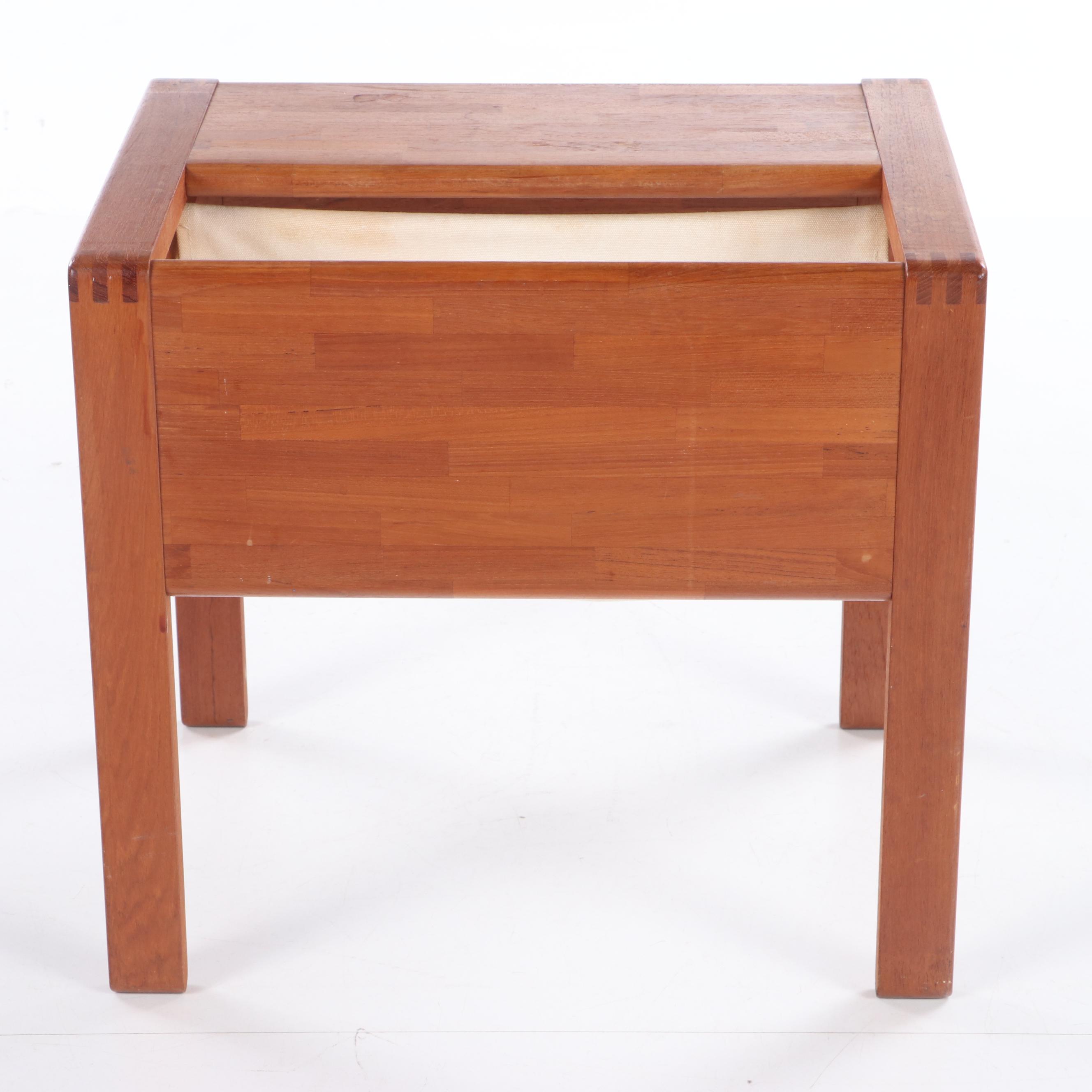 Dixie Furniture Mid Century Modern "Captain Line" Teak Side Tables