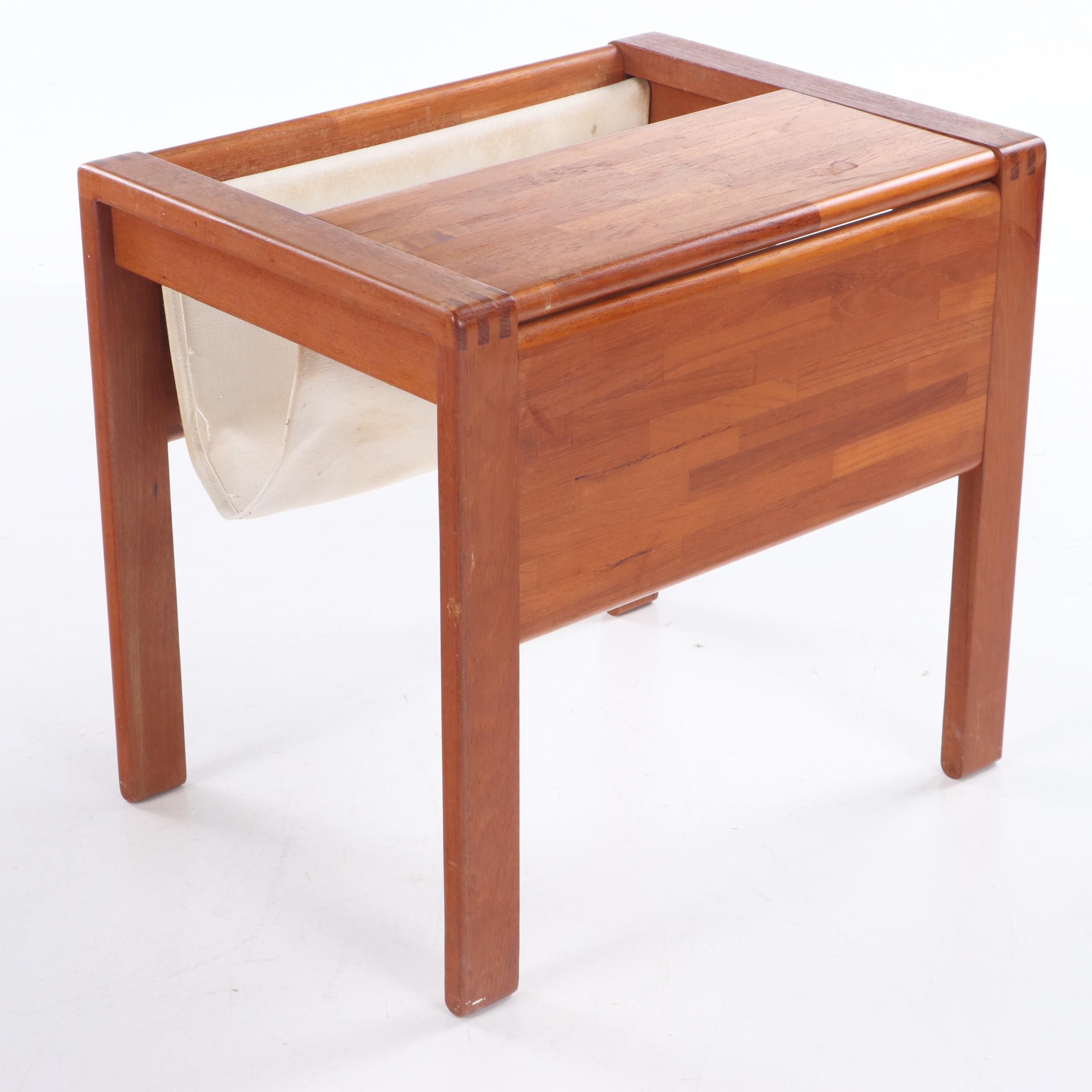 Dixie Furniture Mid Century Modern "Captain Line" Teak Side Tables