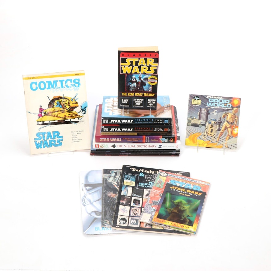 Star Wars Books and Collectibles with "Classic Star Wars" Signed Book