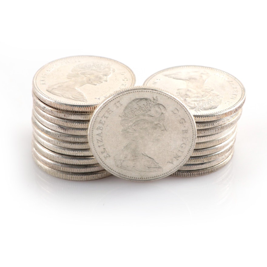 Twenty Silver Canadian Dollars, 1960–1967