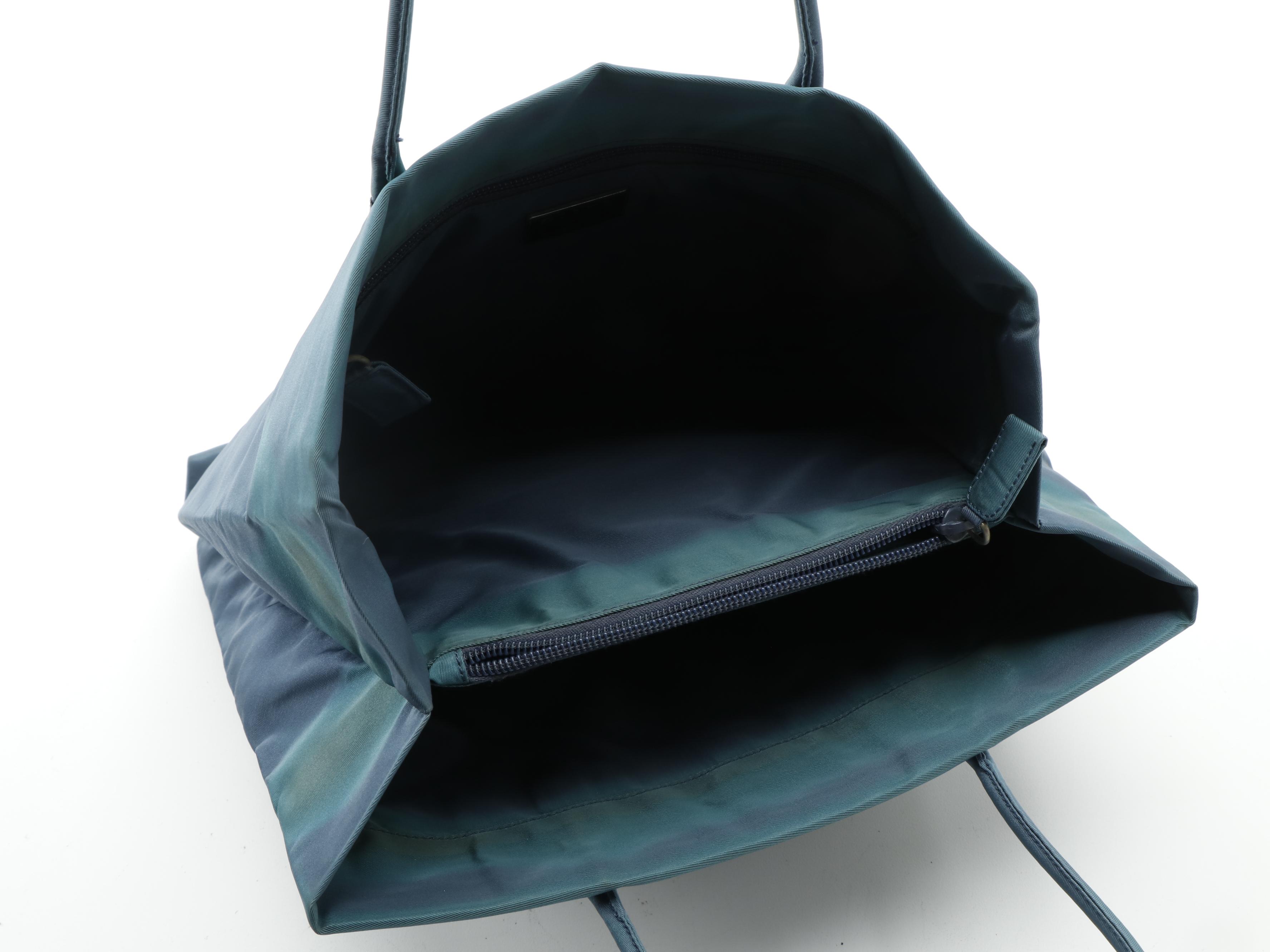 Prada Tessuto Basic Tote Bag in Turquoise Nylon