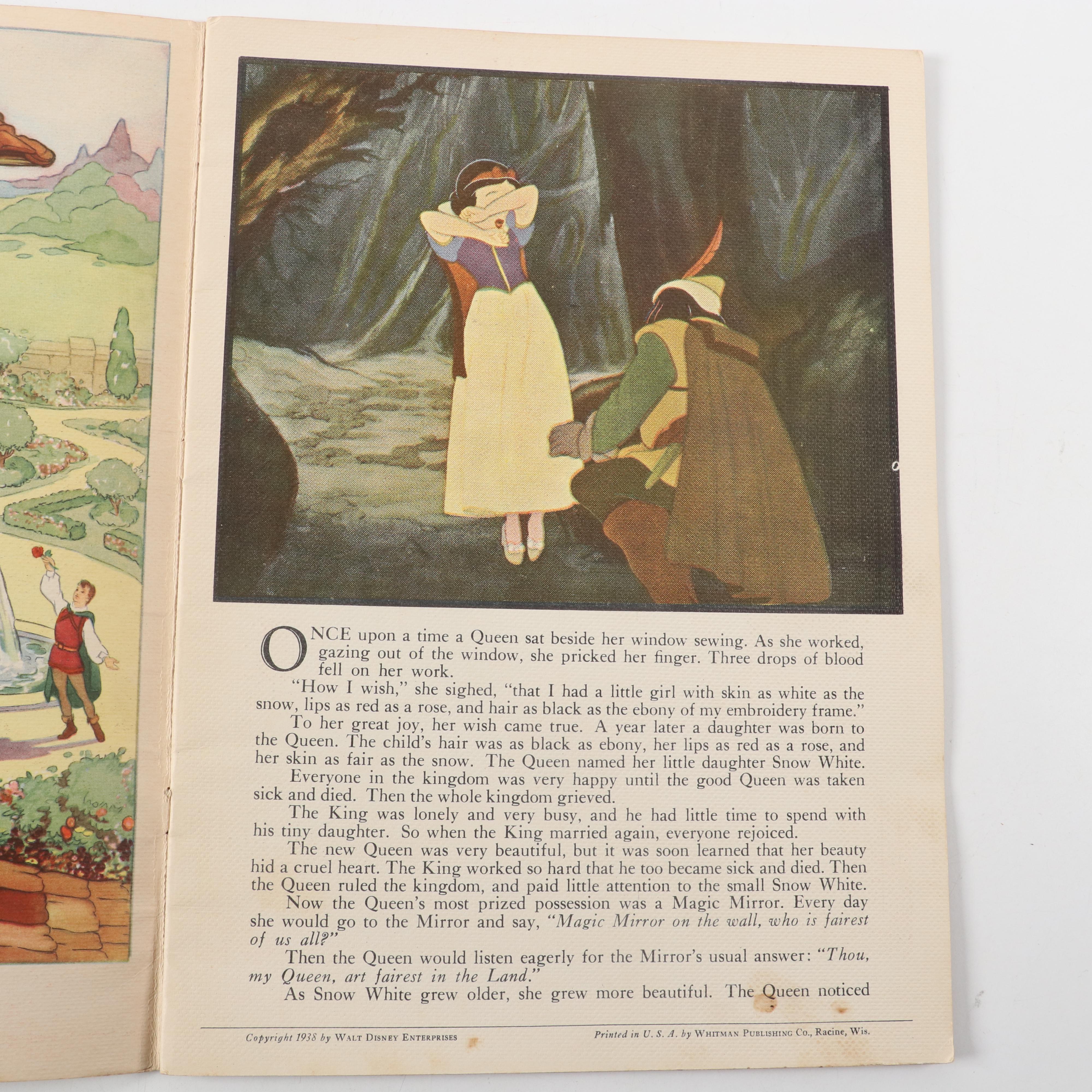 "Walt Disney's Snow White and the Seven Dwarfs" Authorized Edition, 1938