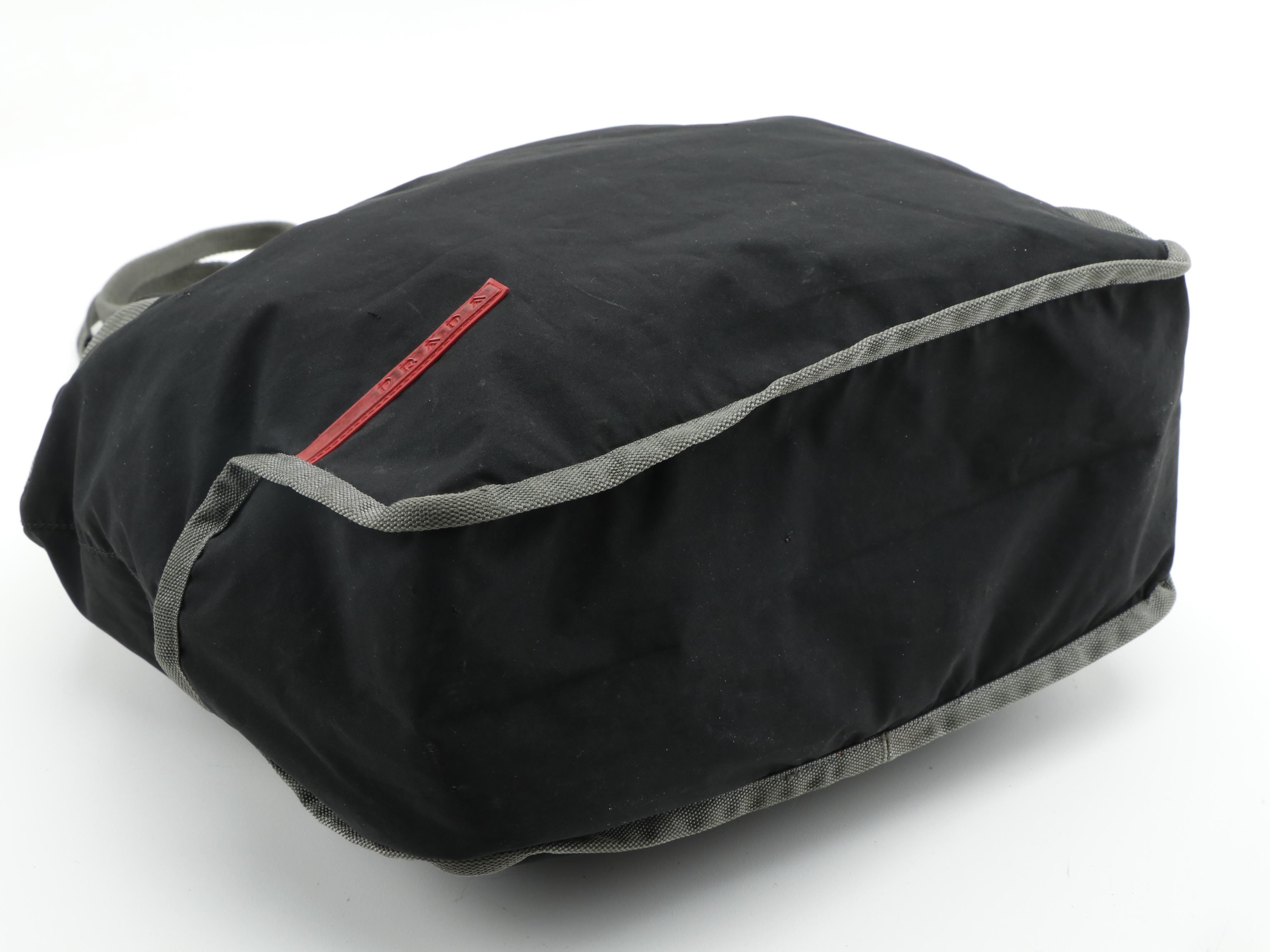 Prada Sport  Linea Rossa Two-Way Nylon Tote Bag