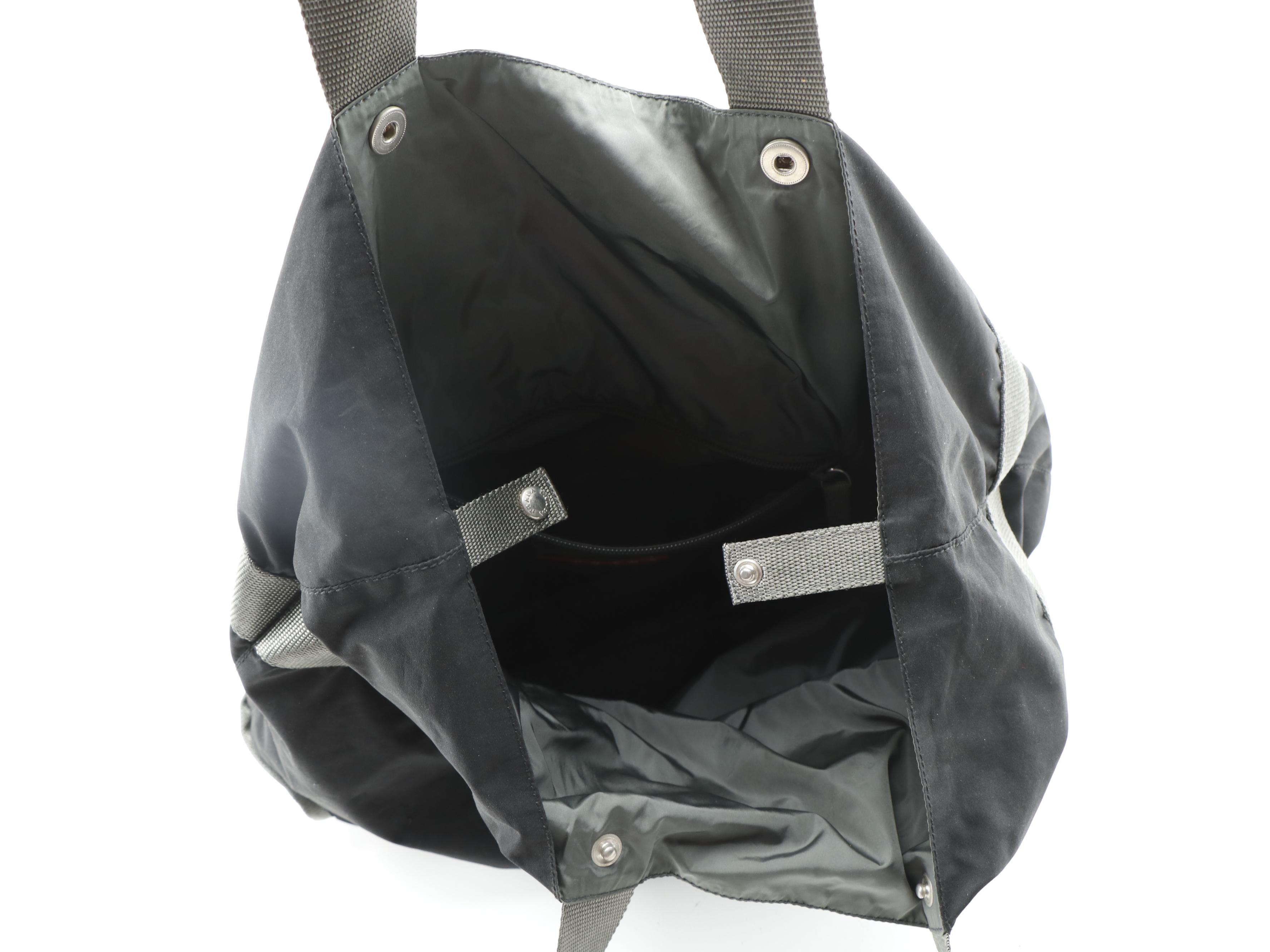 Prada Sport  Linea Rossa Two-Way Nylon Tote Bag