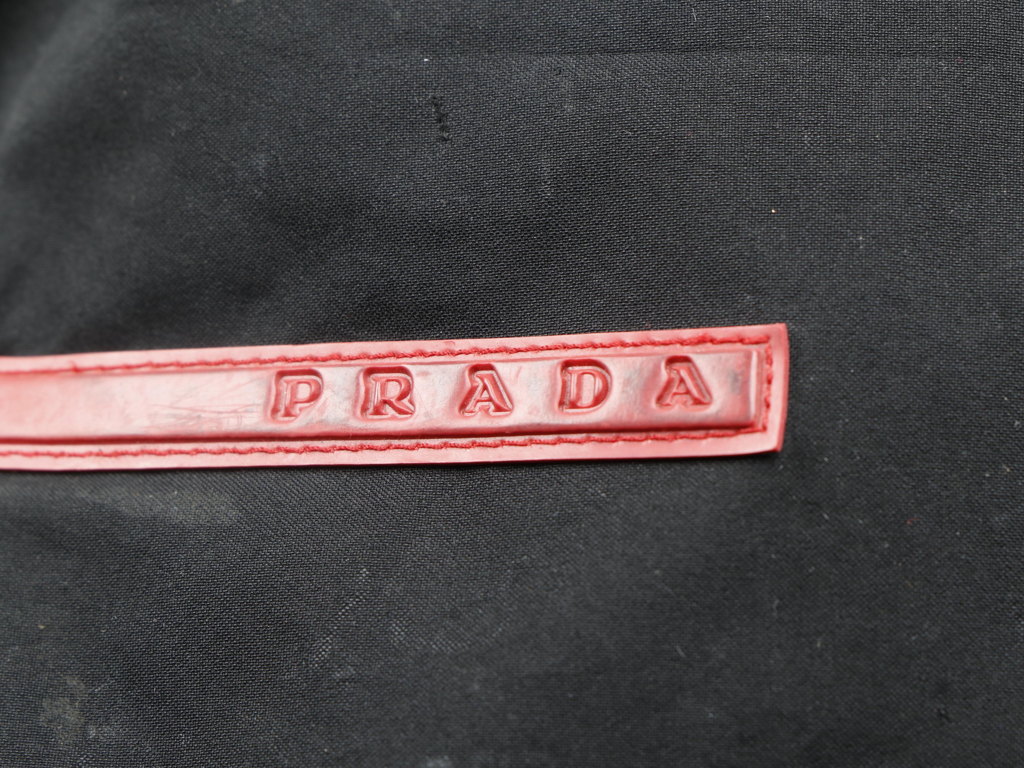 Prada Sport  Linea Rossa Two-Way Nylon Tote Bag