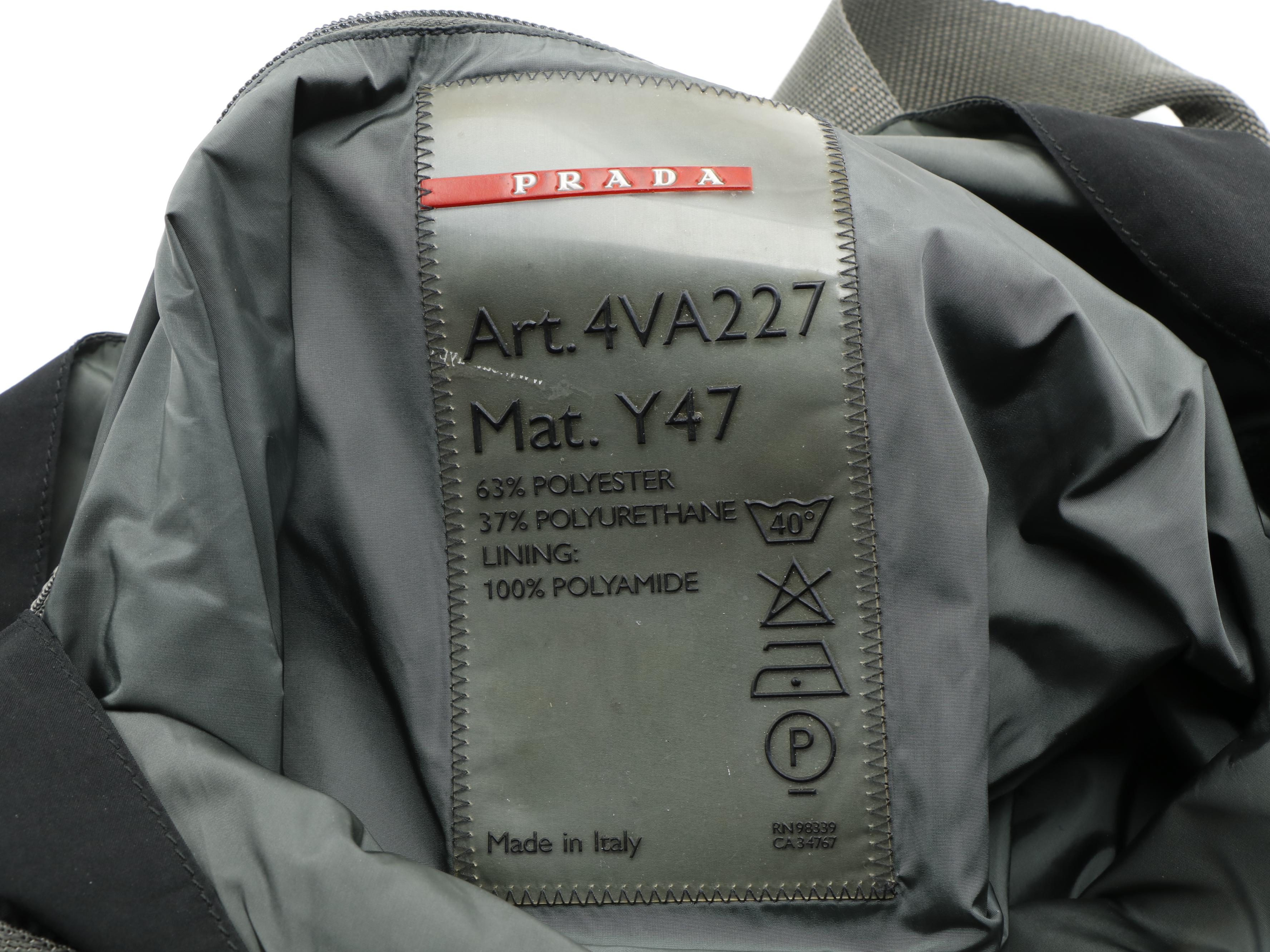 Prada Sport  Linea Rossa Two-Way Nylon Tote Bag