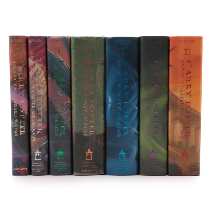 Complete First American Edition "Harry Potter" Series by J. K. Rowling