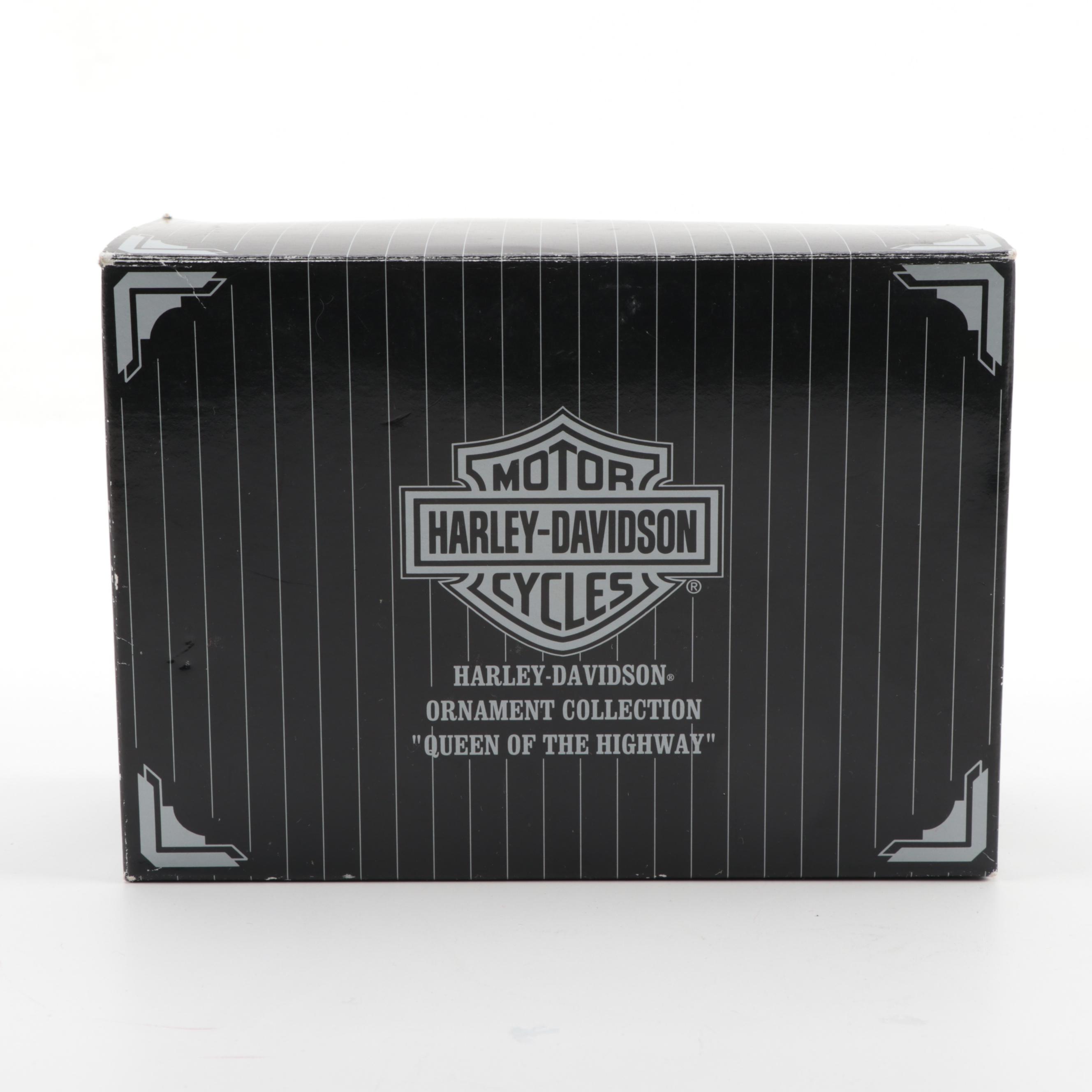 Harley-Davidson Santa Claus Ornament and "Yule-1" Battery Operated Toy