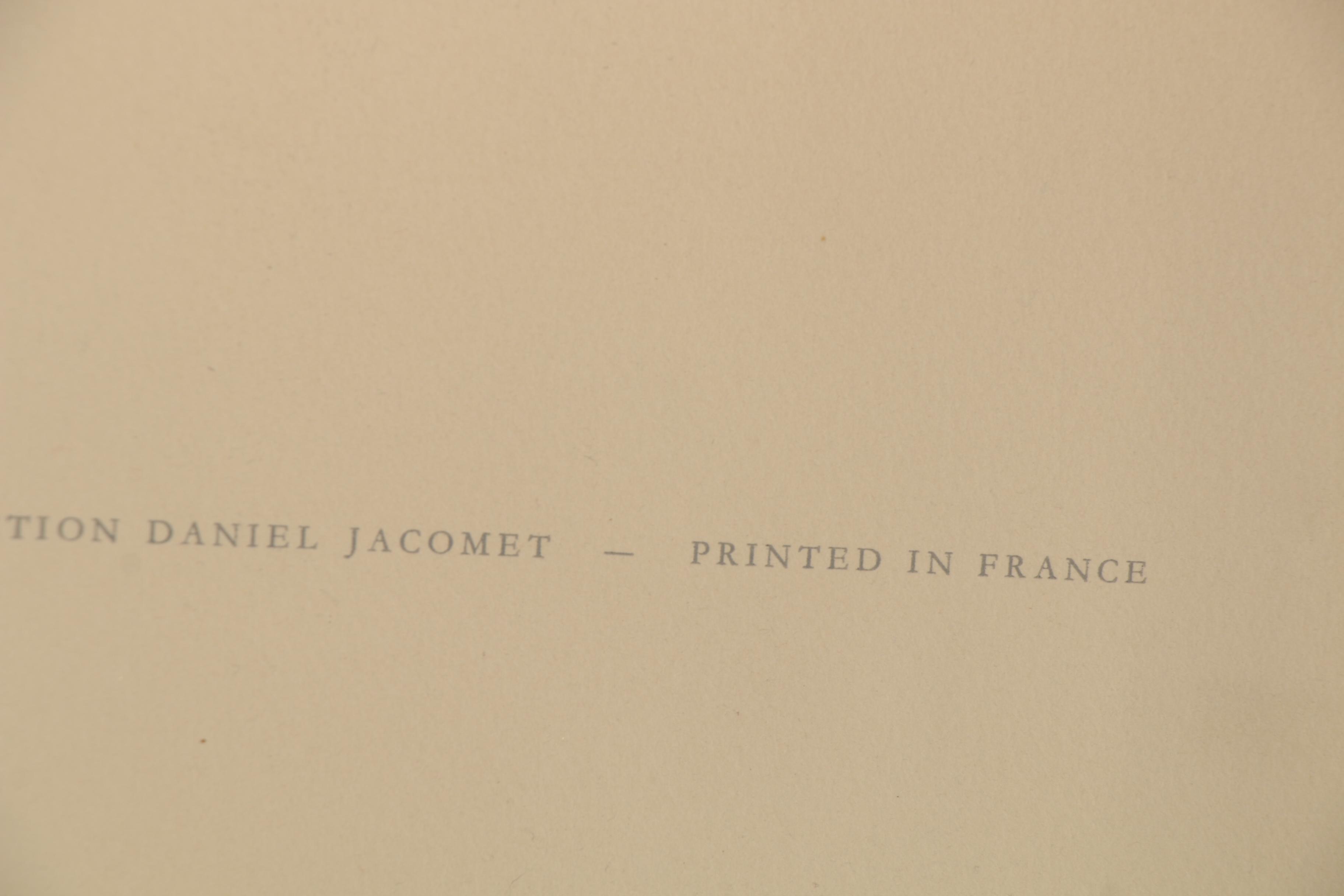 Collotype after Pablo Picasso from "Mes Dessins d'Antibes," 1958
