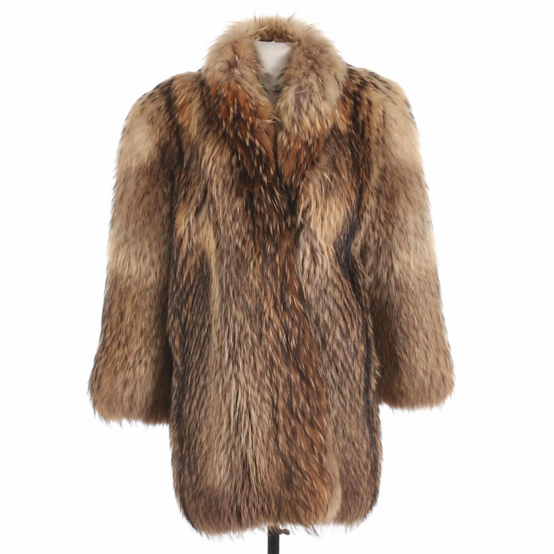 Tanuki Fur Coat from Manor Furs of Chicago