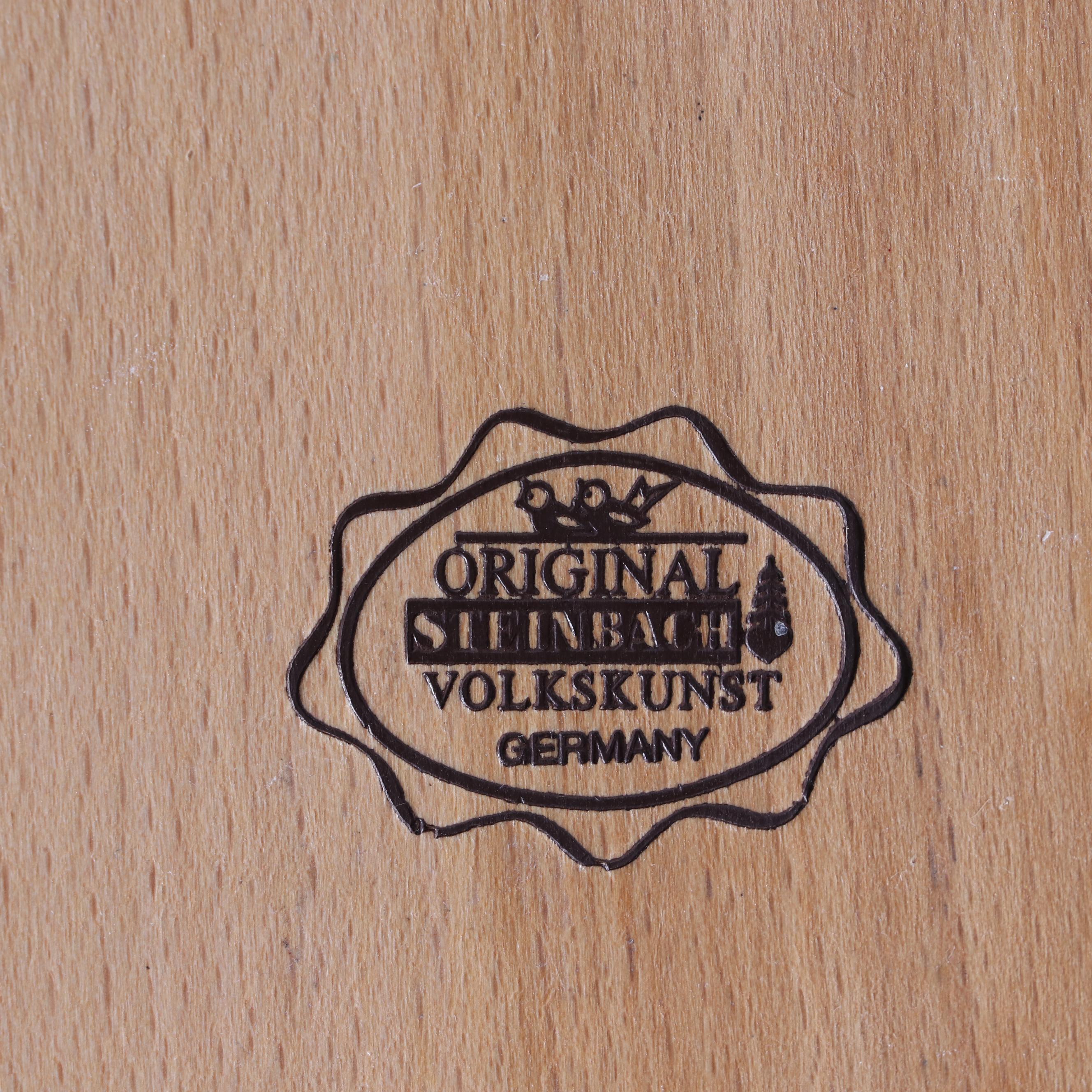 Steinbach "Clockmaker," "Pilot," and "Elve Eric" Vintage Nutcrackers