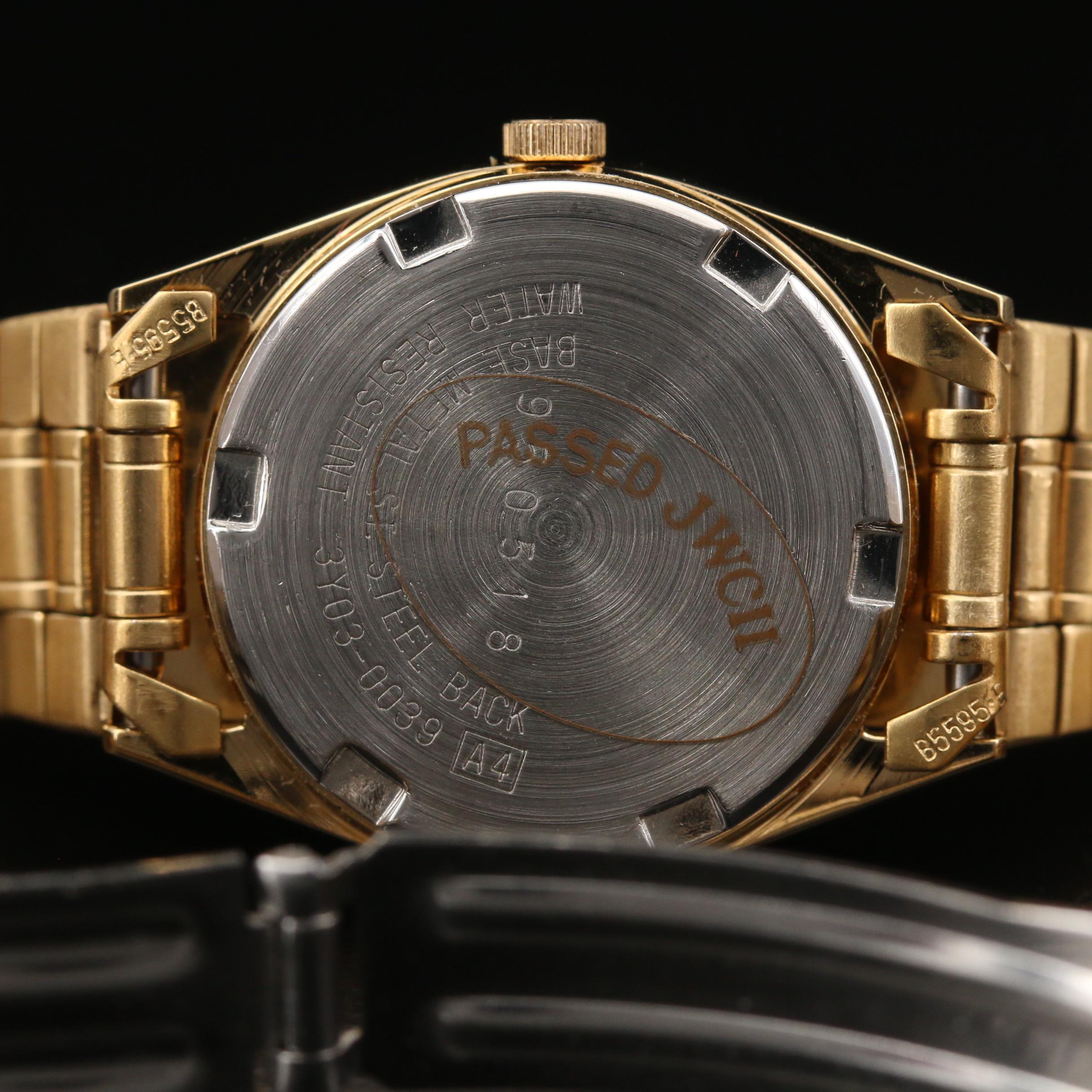 Seiko Mickey Mouse Watch with Day and Date Window