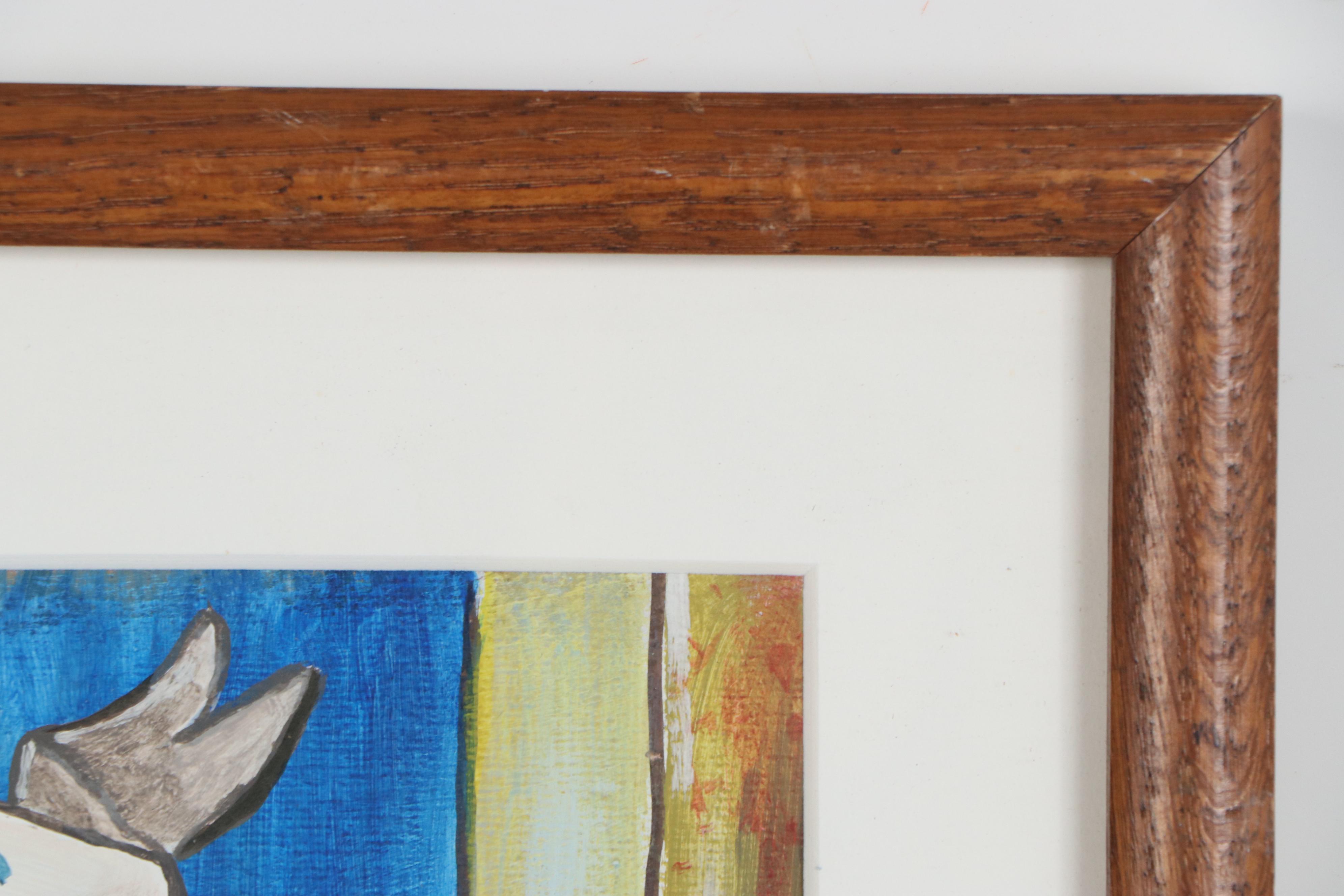 F. Lennox Campello Jr. Acrylic Painting "Hotel California," 1976