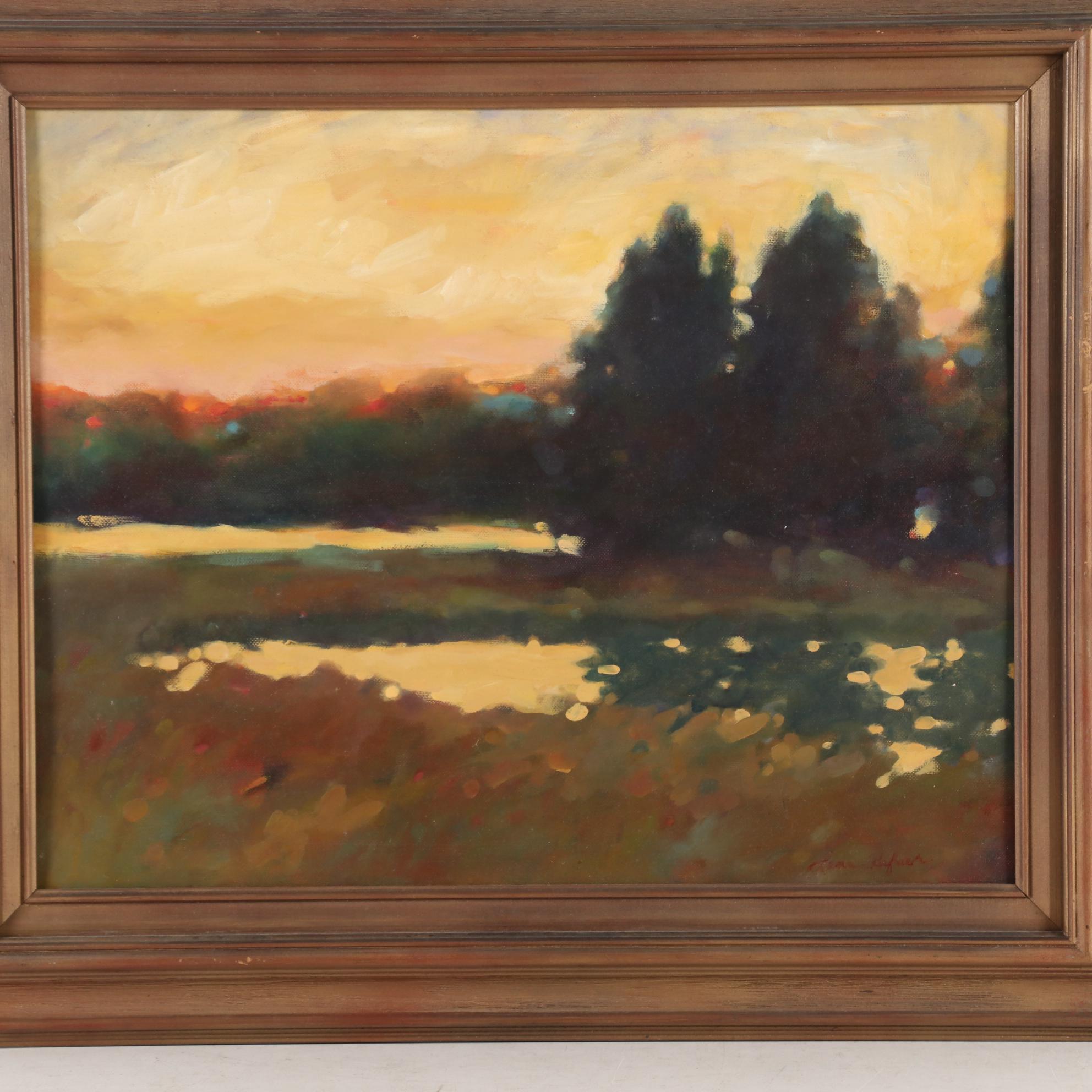 Lana Hefner Oil Painting "Sunset"