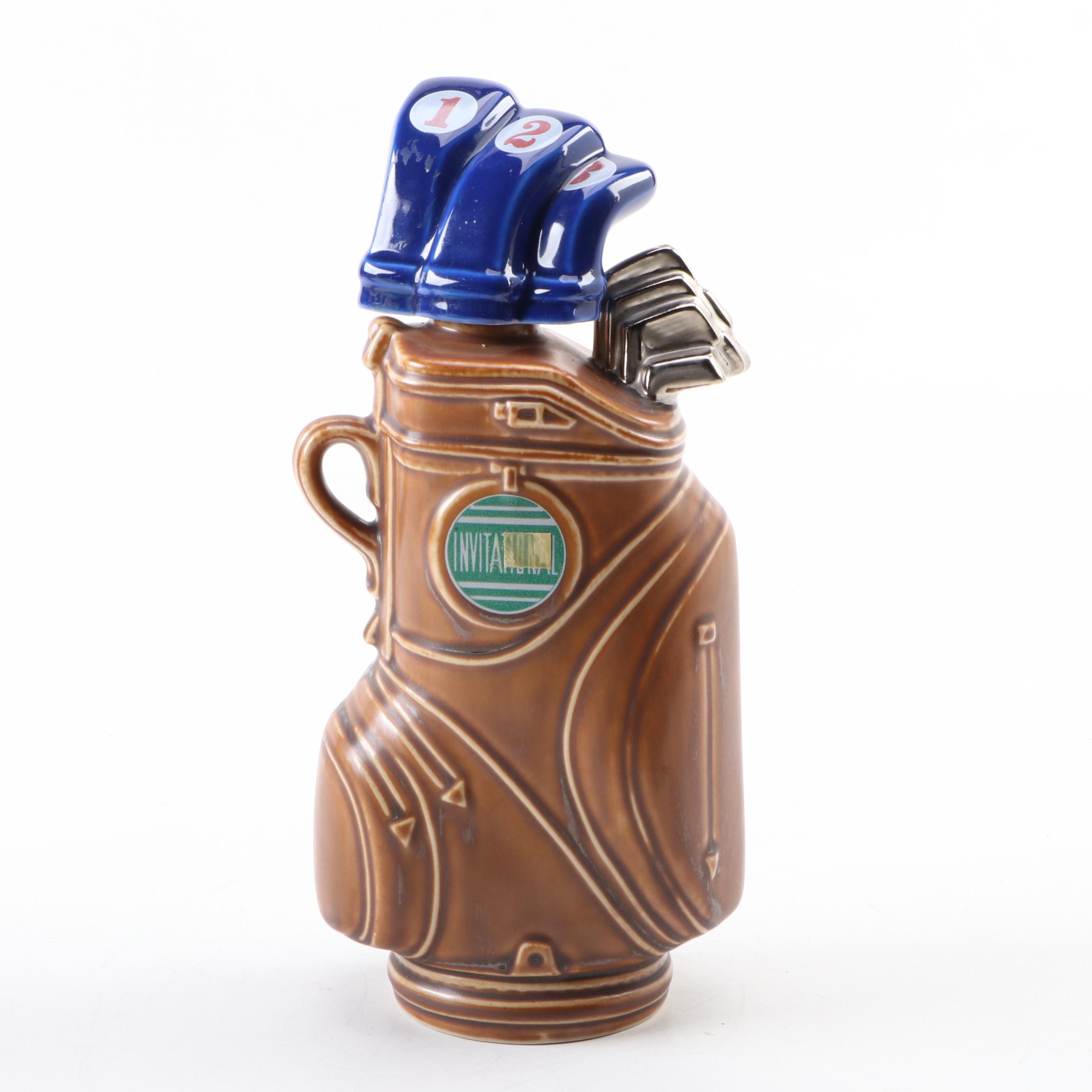 Jim Beam NFL Hall of Fame Whiskey Decanters Limited Edition Clem Harvey Decanter