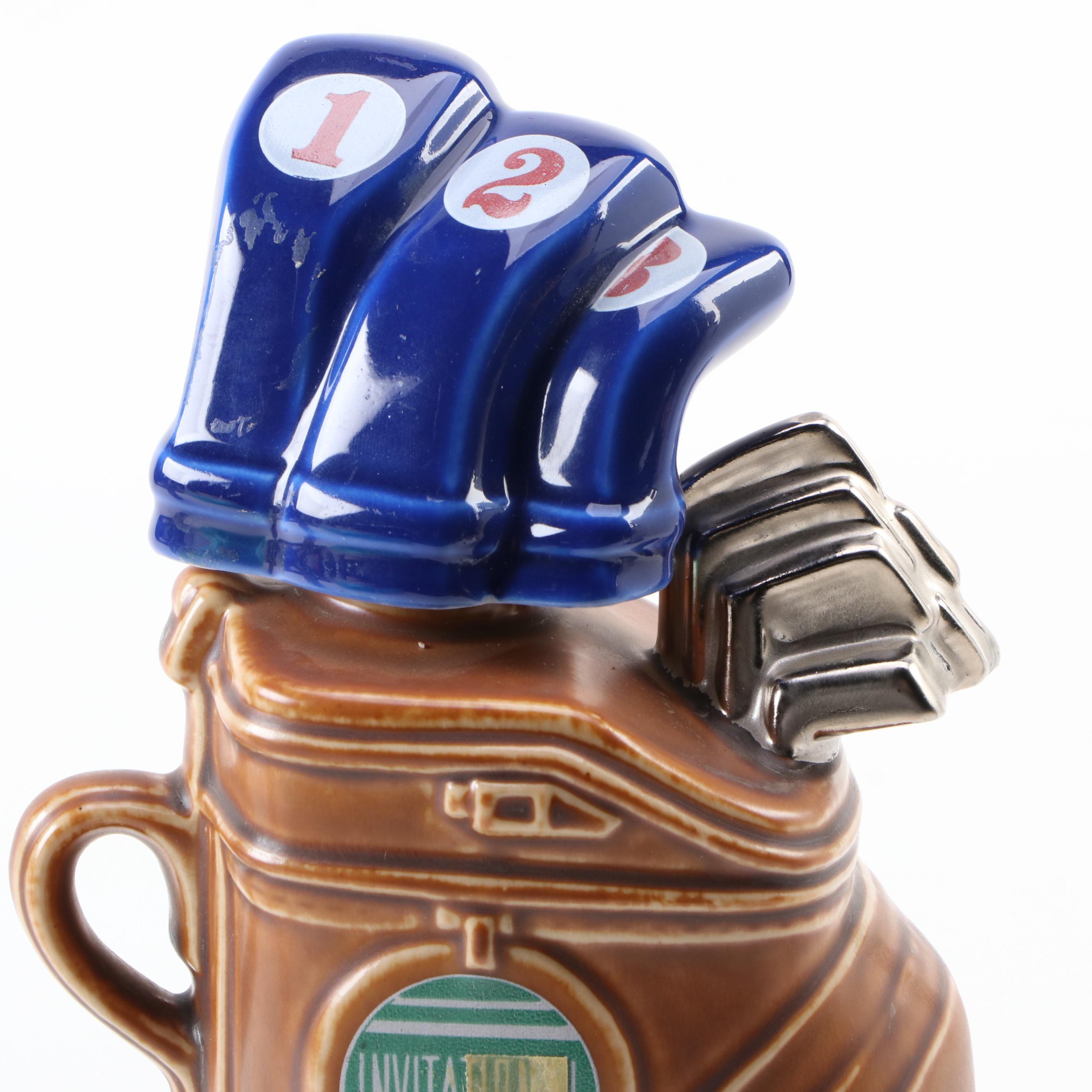 Jim Beam NFL Hall of Fame Whiskey Decanters Limited Edition Clem Harvey Decanter