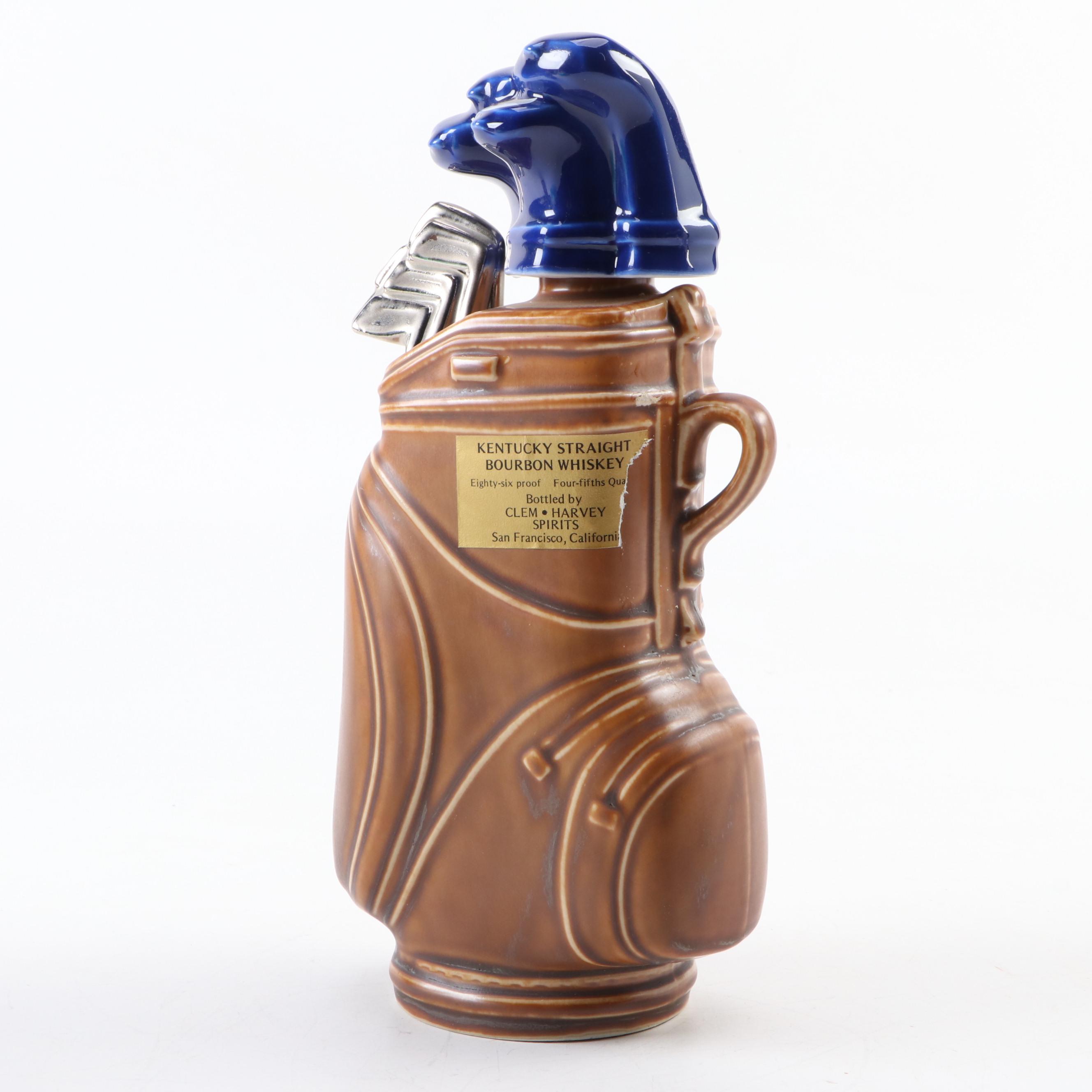 Jim Beam NFL Hall of Fame Whiskey Decanters Limited Edition Clem Harvey Decanter