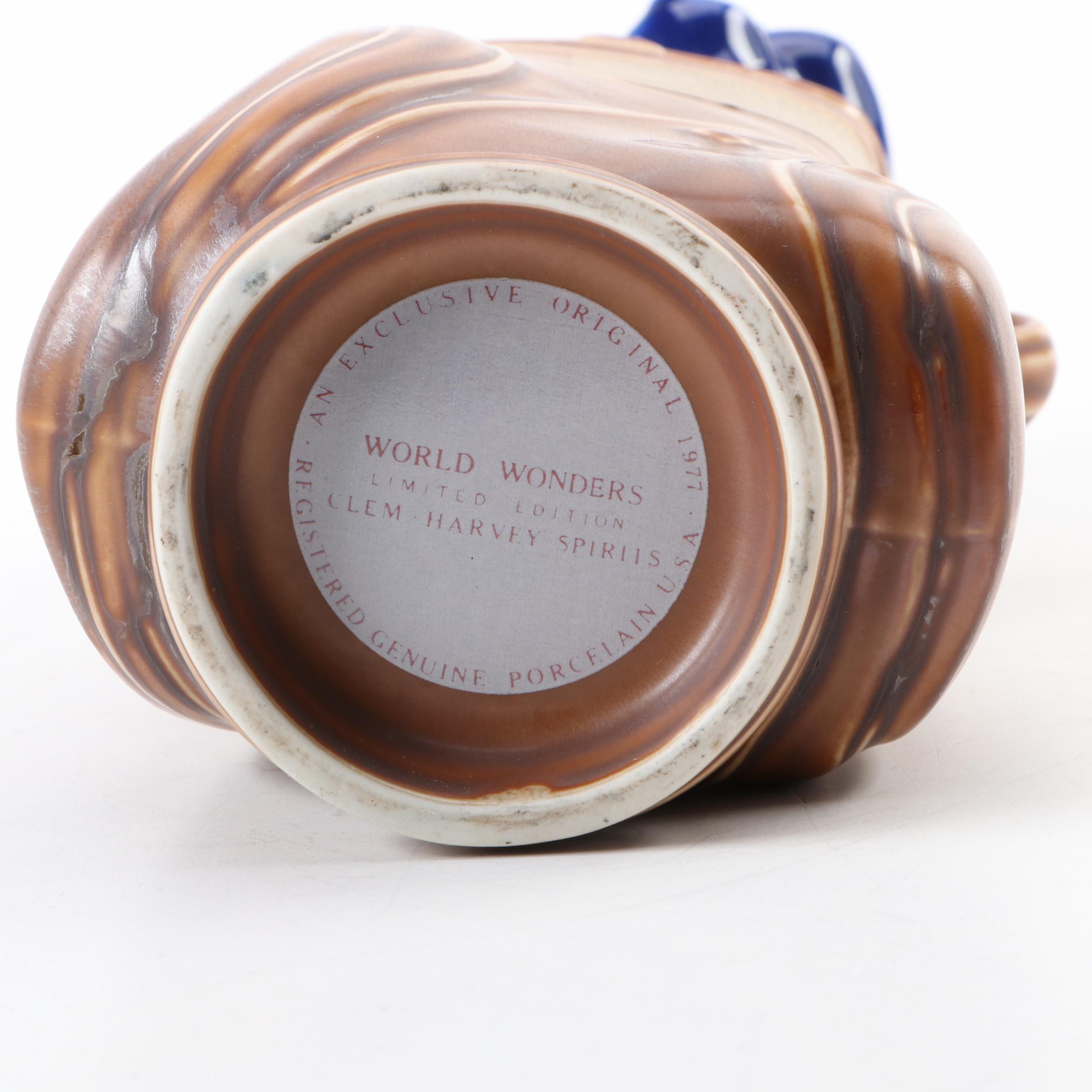 Jim Beam NFL Hall of Fame Whiskey Decanters Limited Edition Clem Harvey Decanter