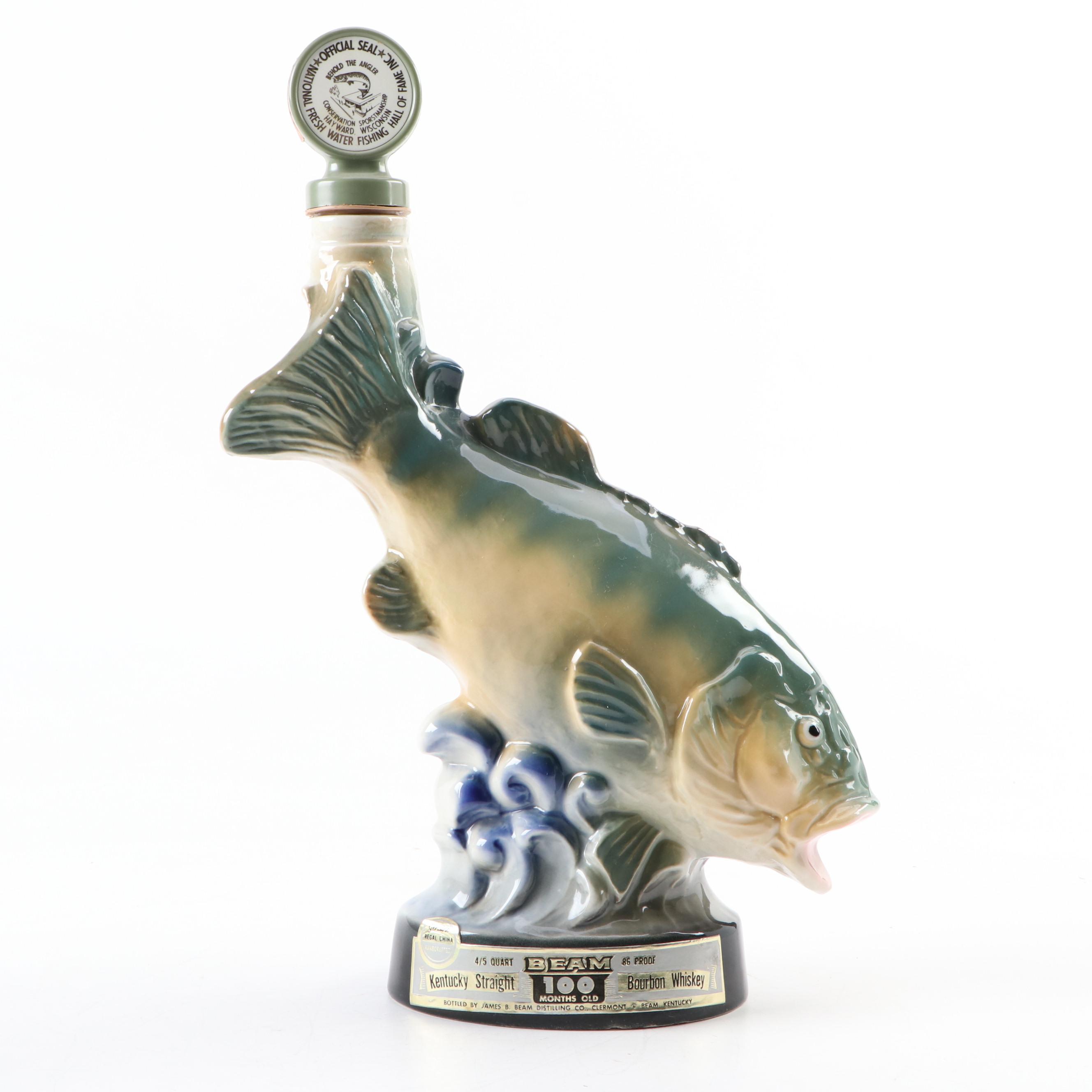 Jim Beam NFL Hall of Fame Whiskey Decanters Limited Edition Clem Harvey Decanter