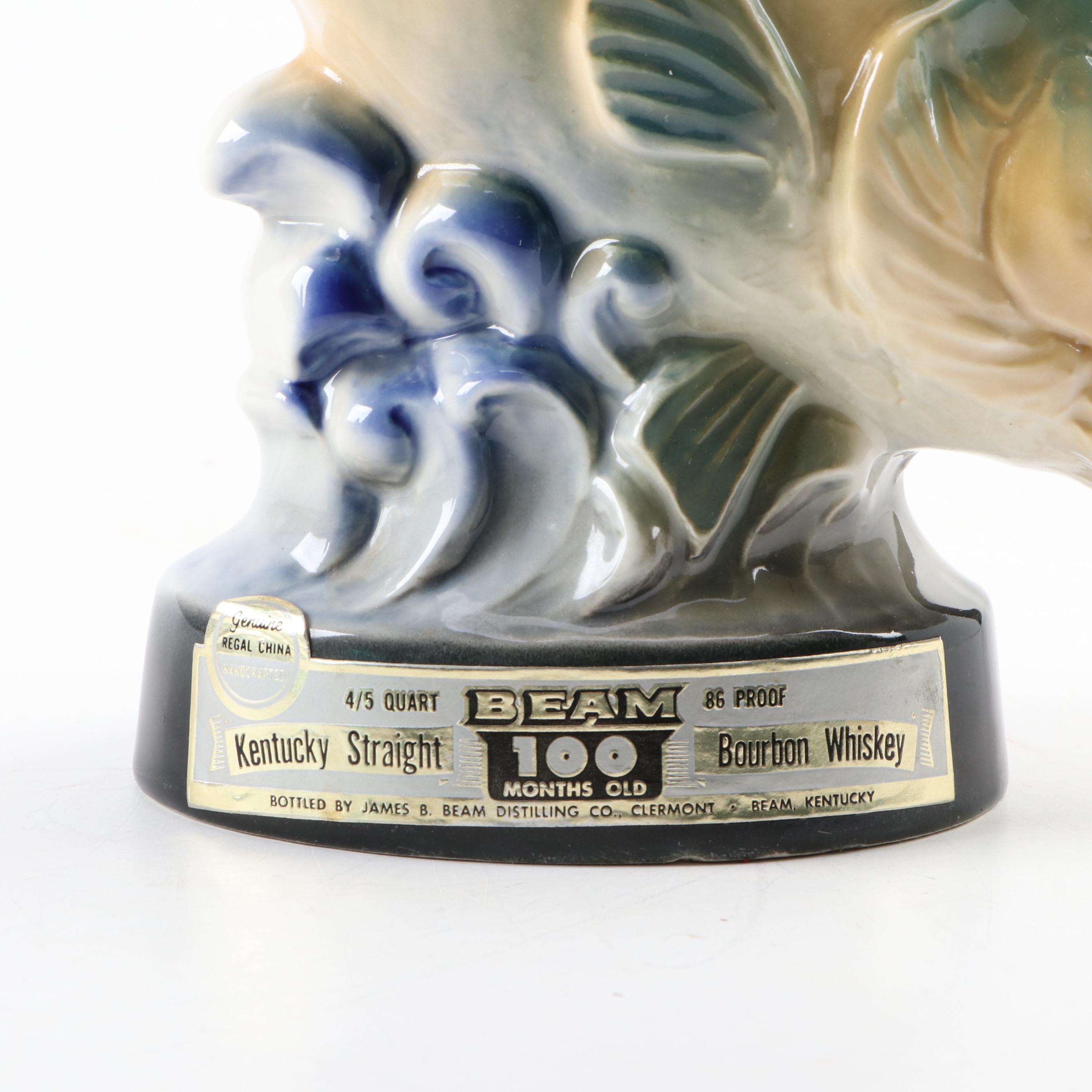 Jim Beam NFL Hall of Fame Whiskey Decanters Limited Edition Clem Harvey Decanter