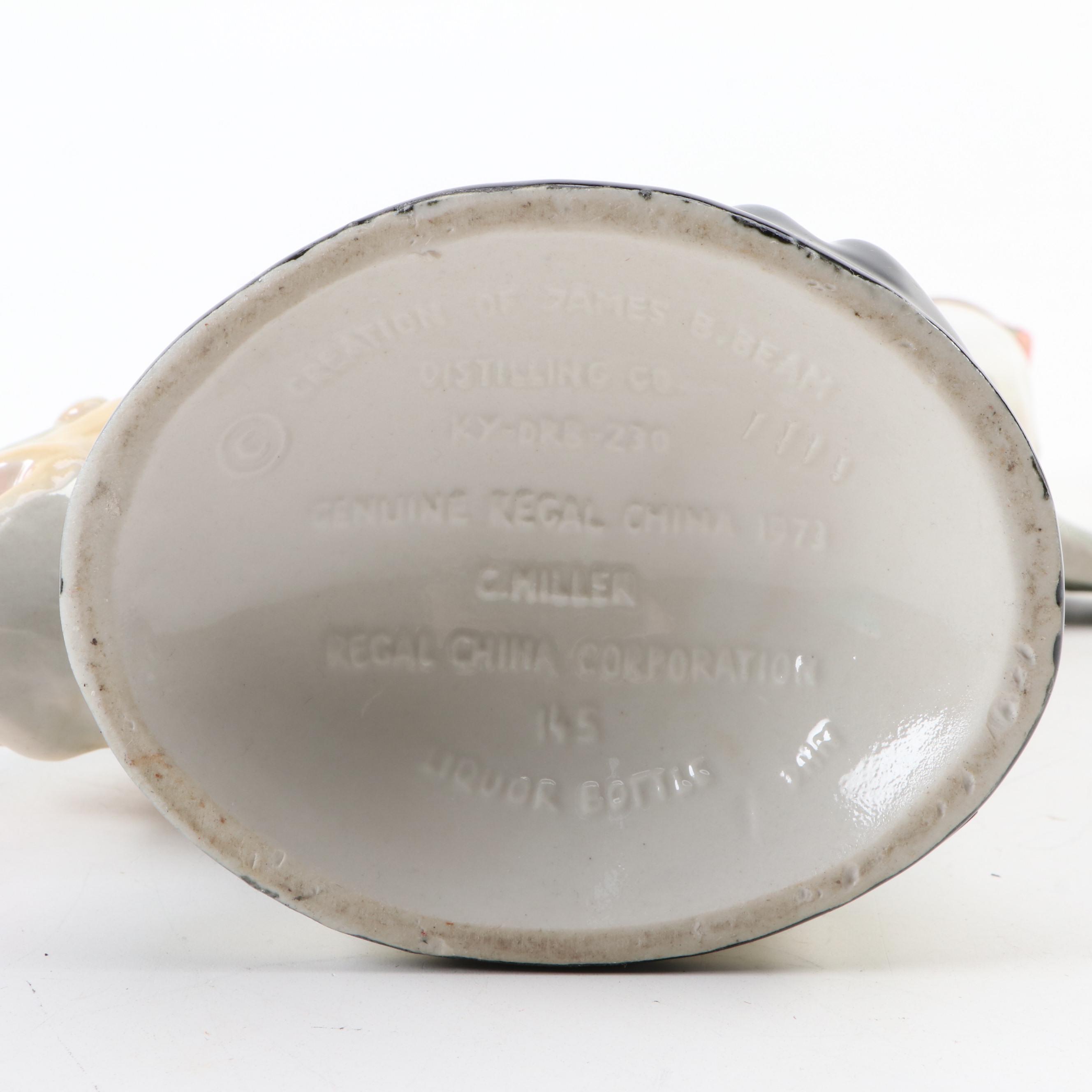 Jim Beam NFL Hall of Fame Whiskey Decanters Limited Edition Clem Harvey Decanter