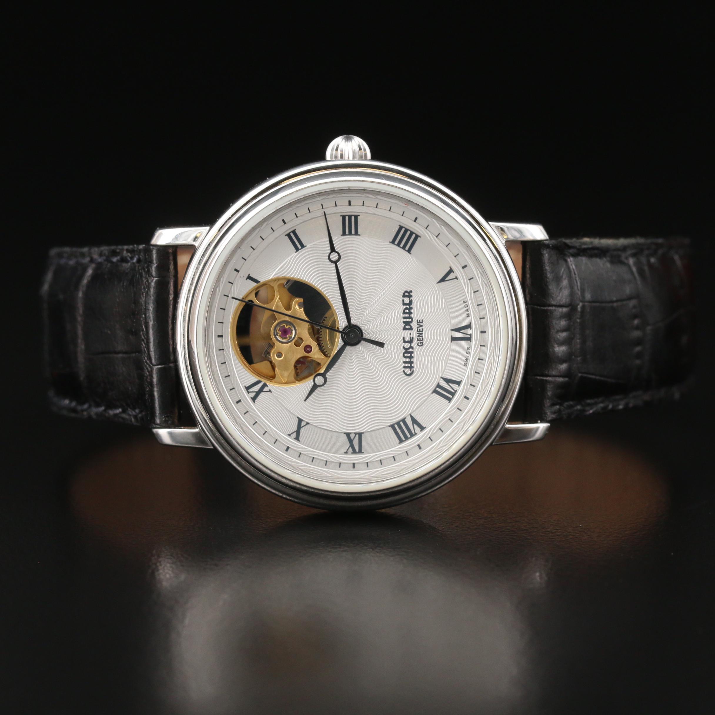 Chase-Durer "Courier" Stainless Steel Automatic Watch