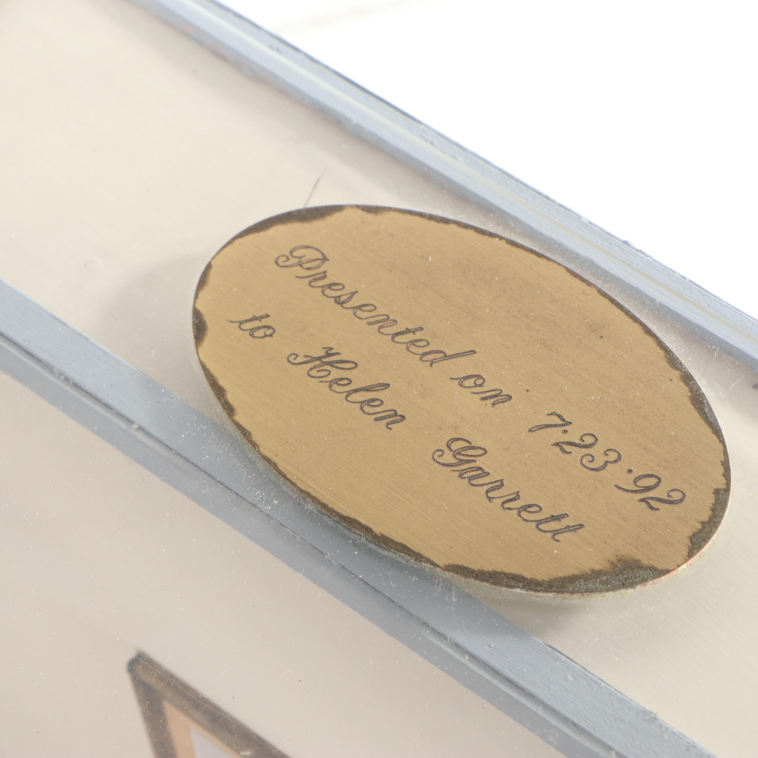 Miniature Office Diorama Featuring Furniture and Accessories, 1992