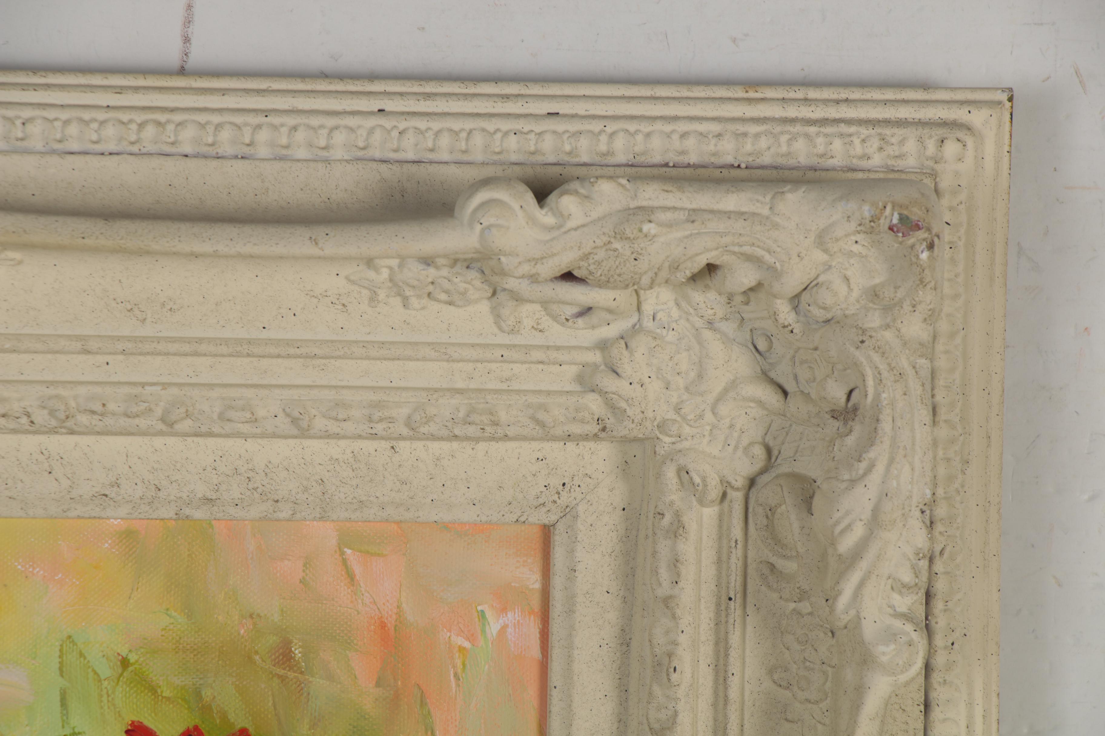 Karen Rolfes Oil Painting of a Rooster, 21st Century