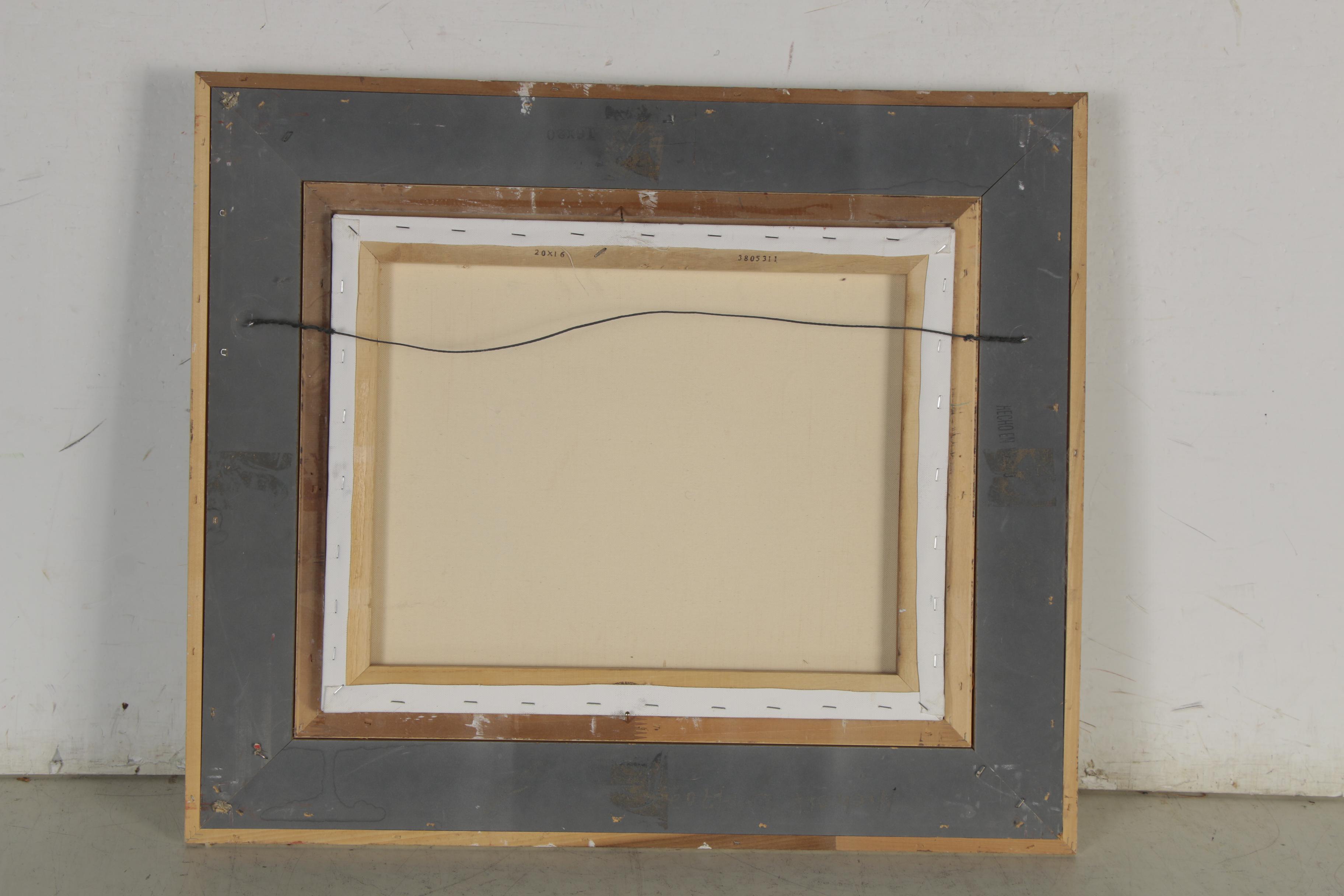 Karen Rolfes Oil Painting of a Rooster, 21st Century