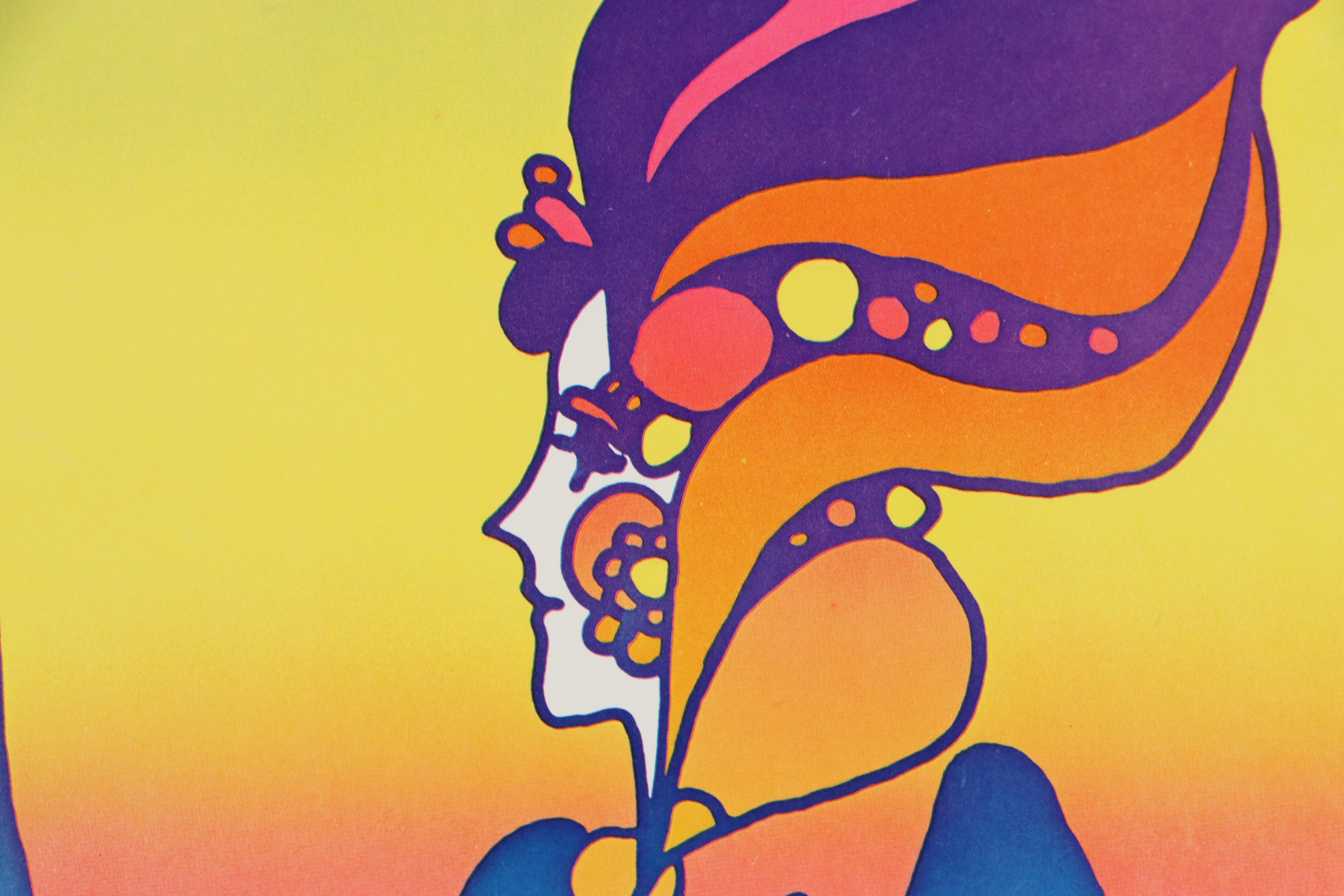Peter Max Offset Lithograph "Love," 1970