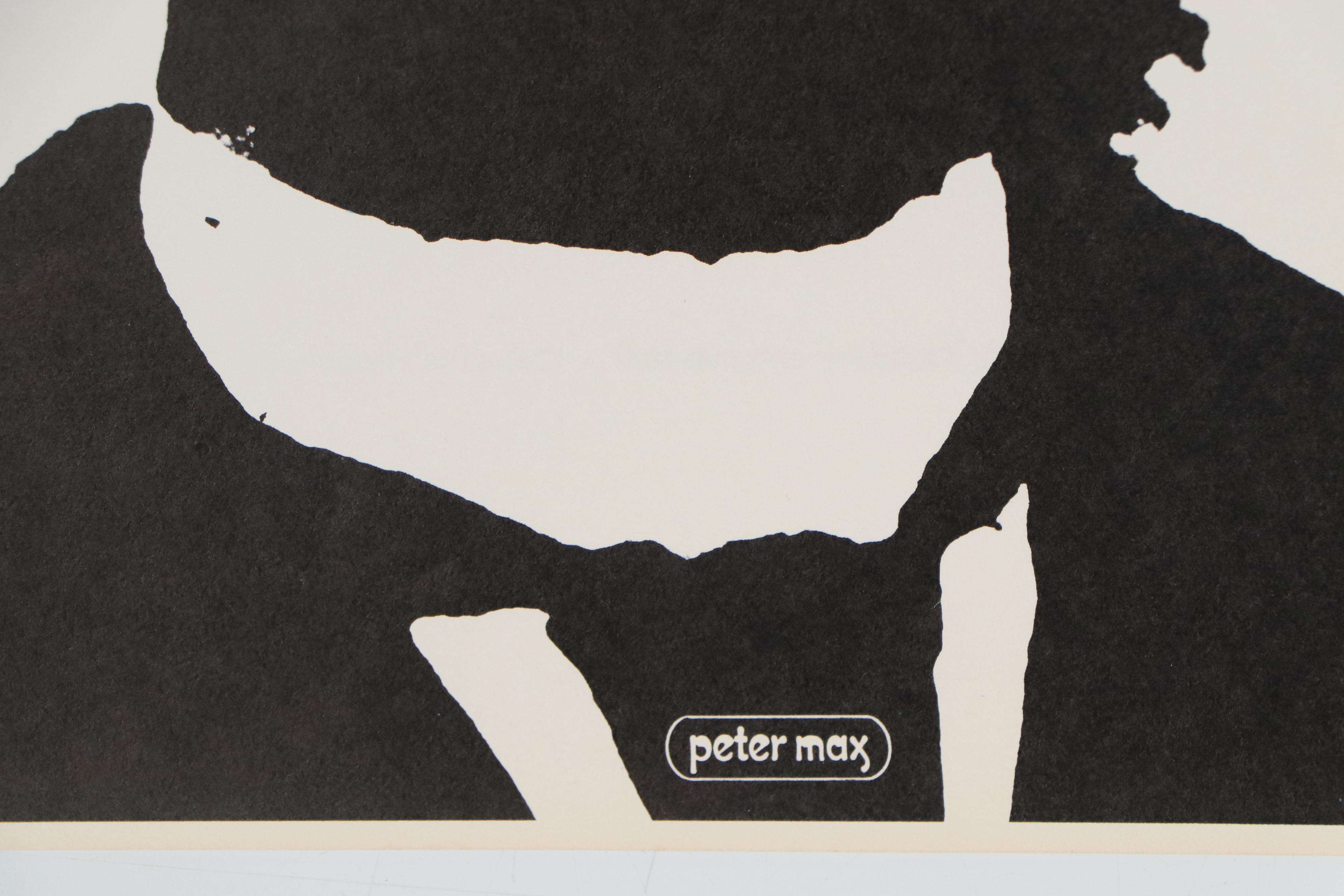 Peter Max Offset Lithographs "Toulouse Lautrec" and "Love," 1970