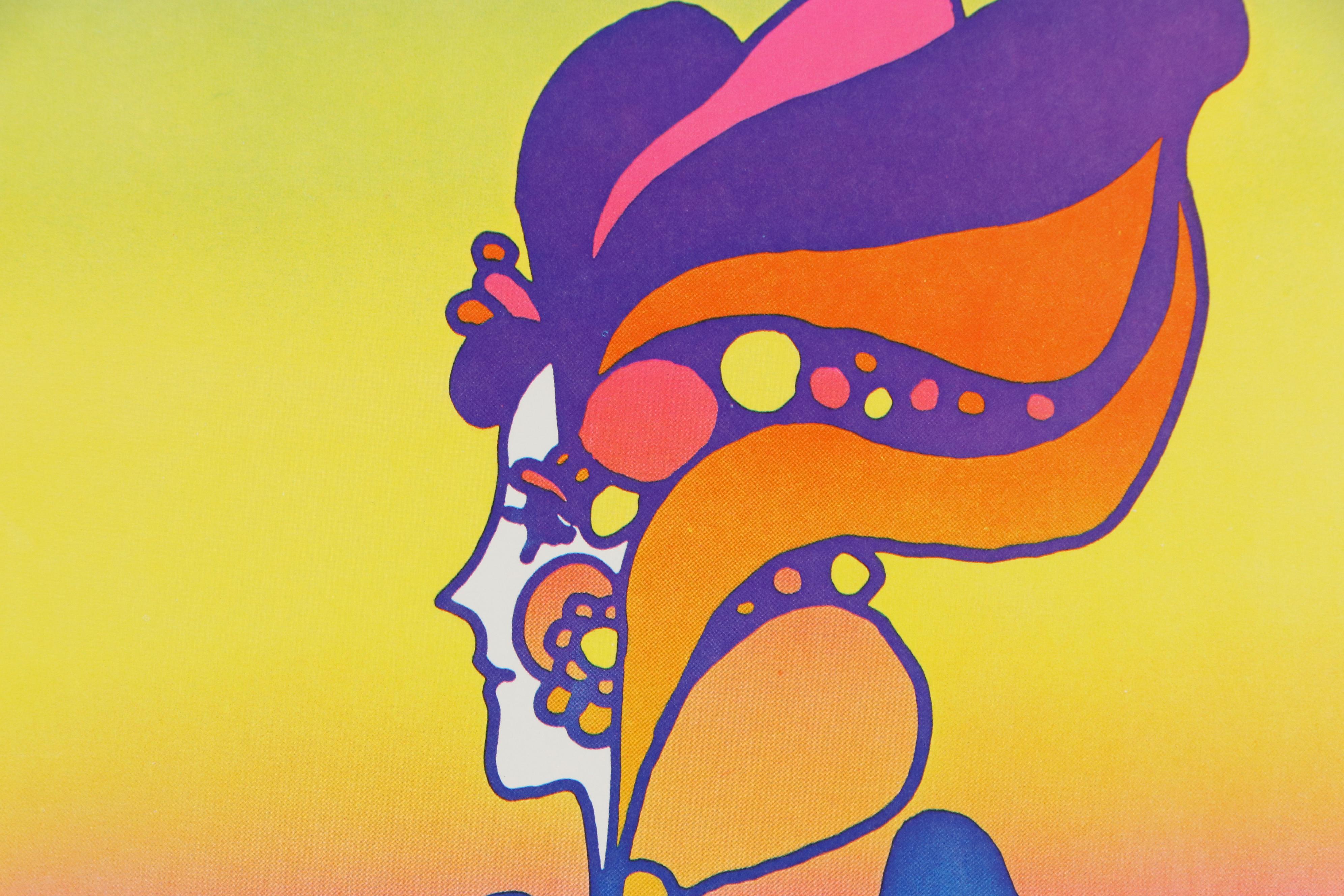 Peter Max Offset Lithographs "Toulouse Lautrec" and "Love," 1970